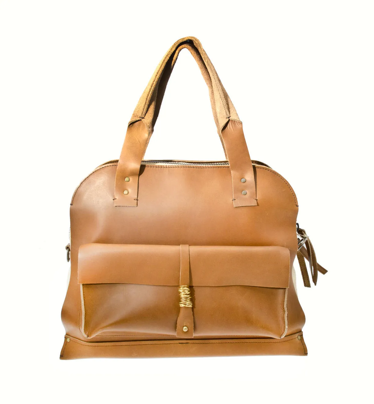 Jo Handbags No. 27 Satchel (Honey)