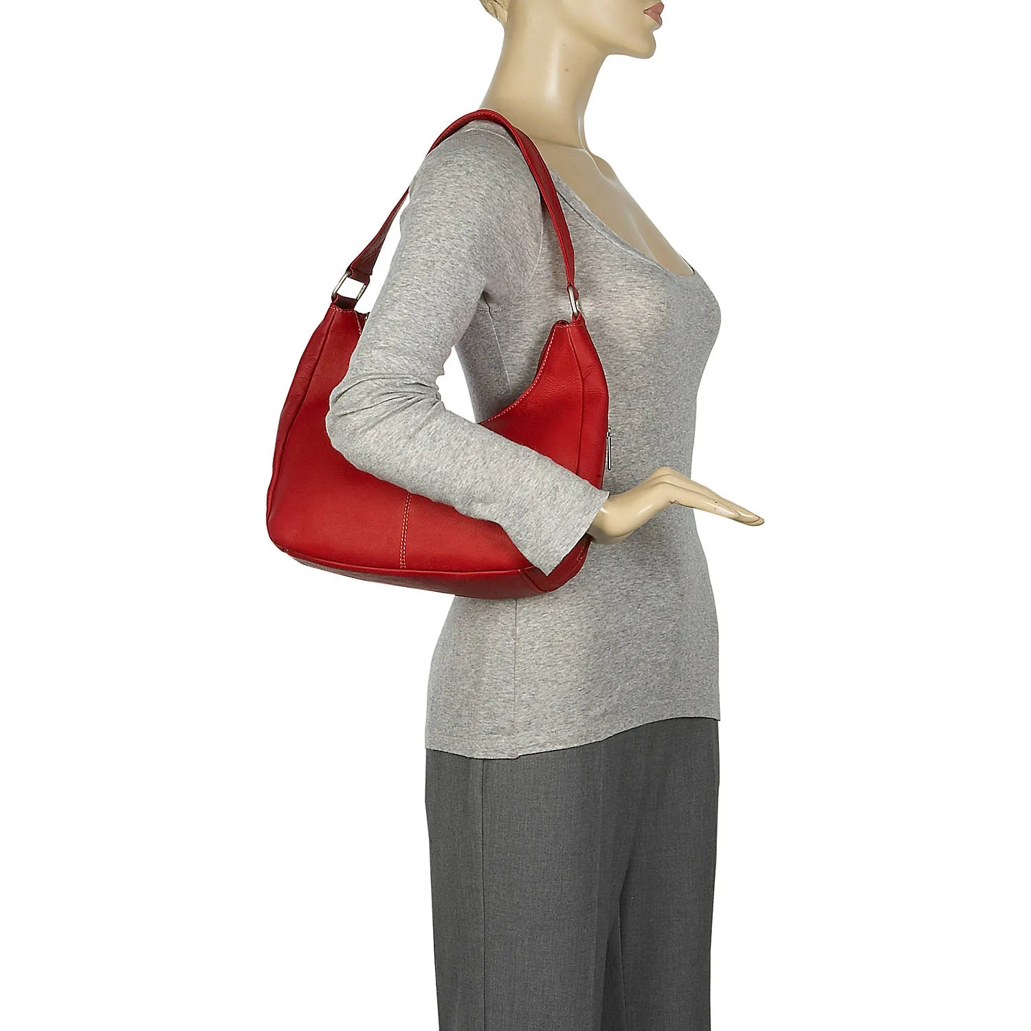 Le Donne Leather Classic Hobo Handbag