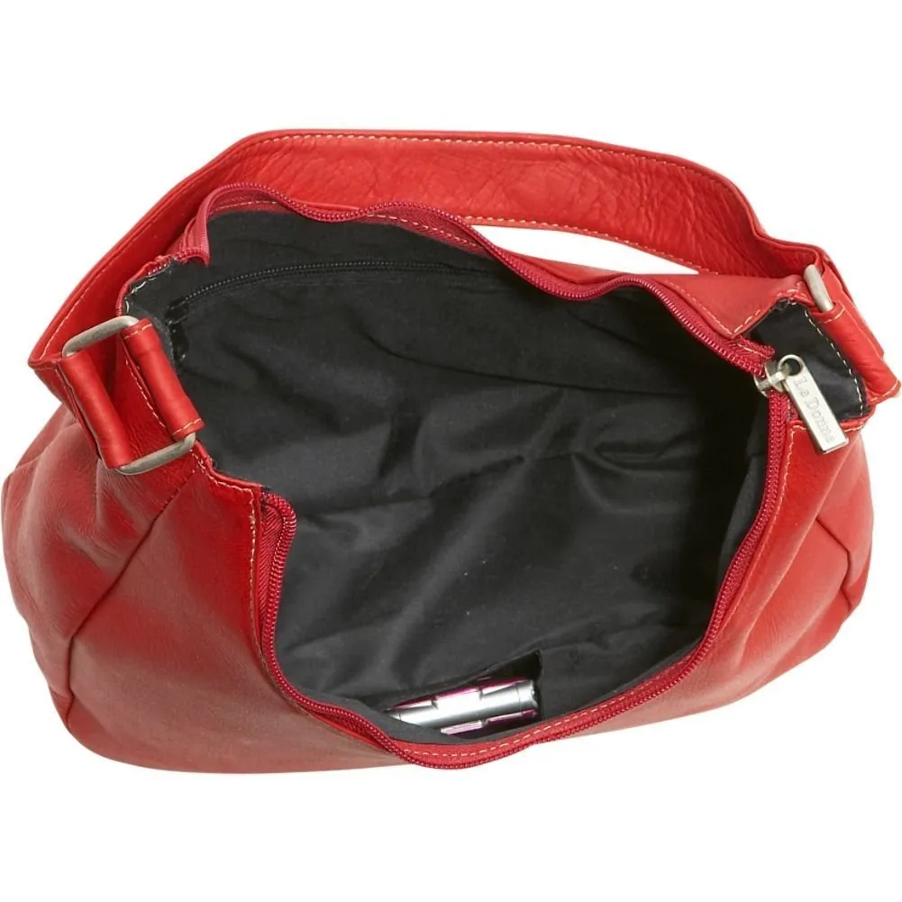 Le Donne Leather Classic Hobo Handbag