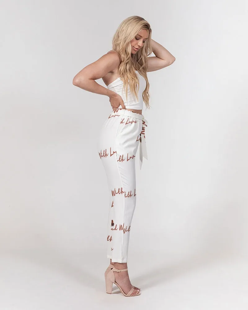 Lead with Love by SLL Women's Belted Tapered Pants
