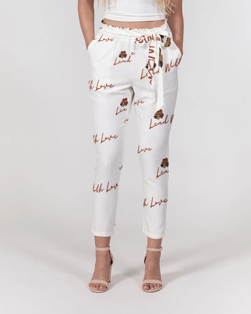 Lead with Love by SLL Women's Belted Tapered Pants