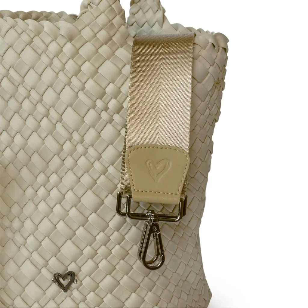London Large Woven Tote - Khaki