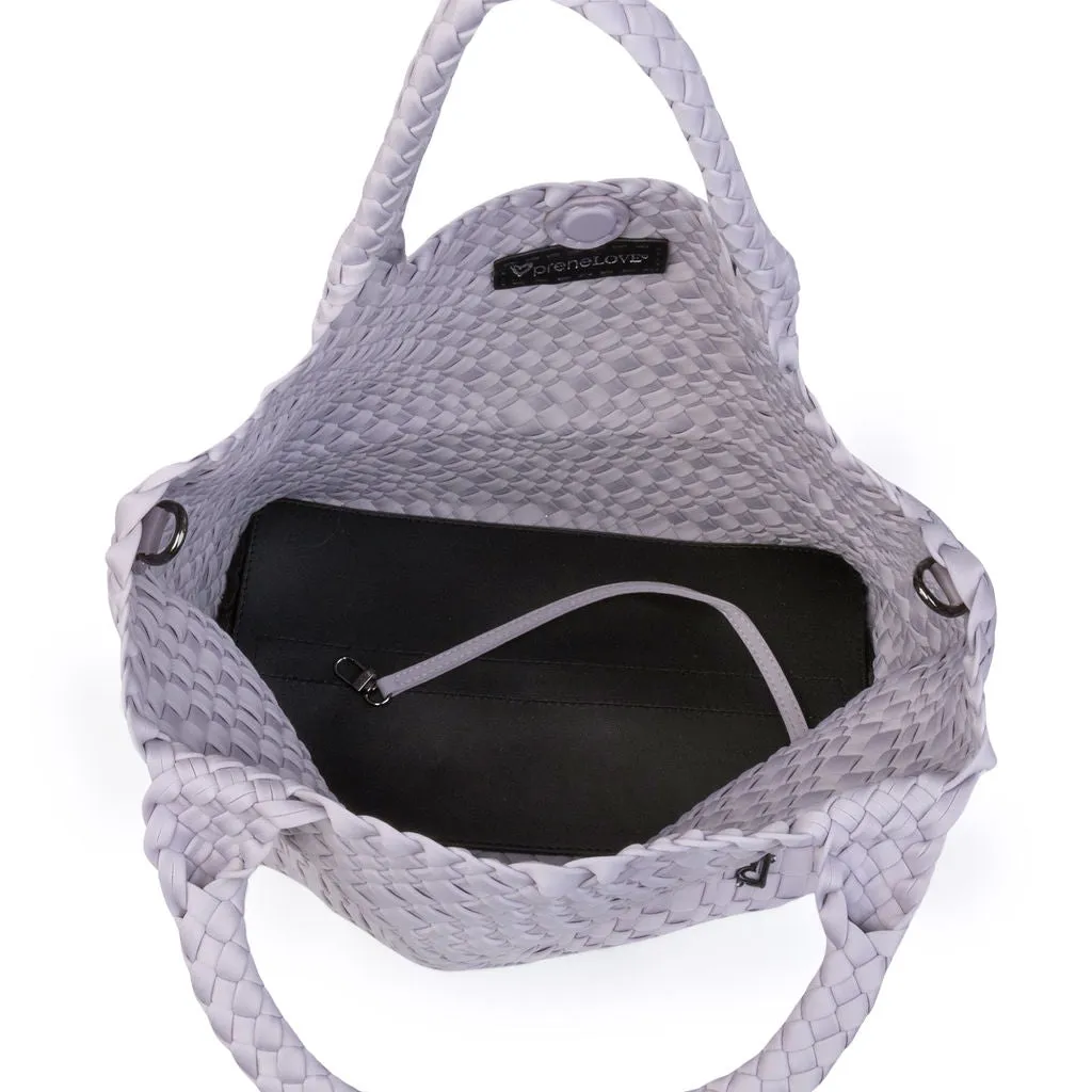 London Large Woven Tote - Lavender