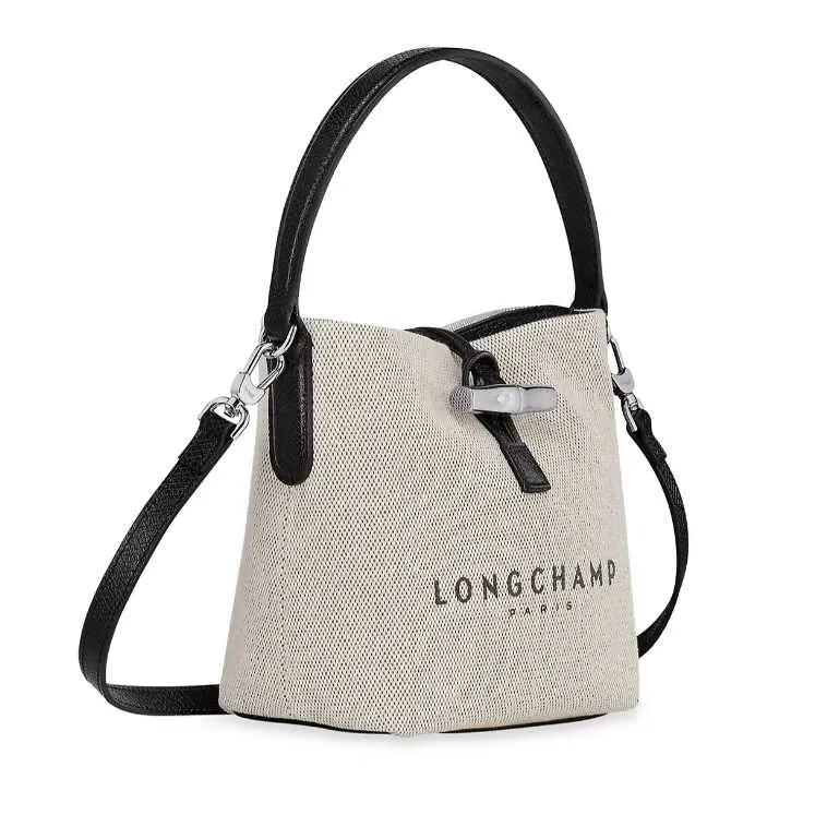 Longchamp Roseau Logo Bucket Bag