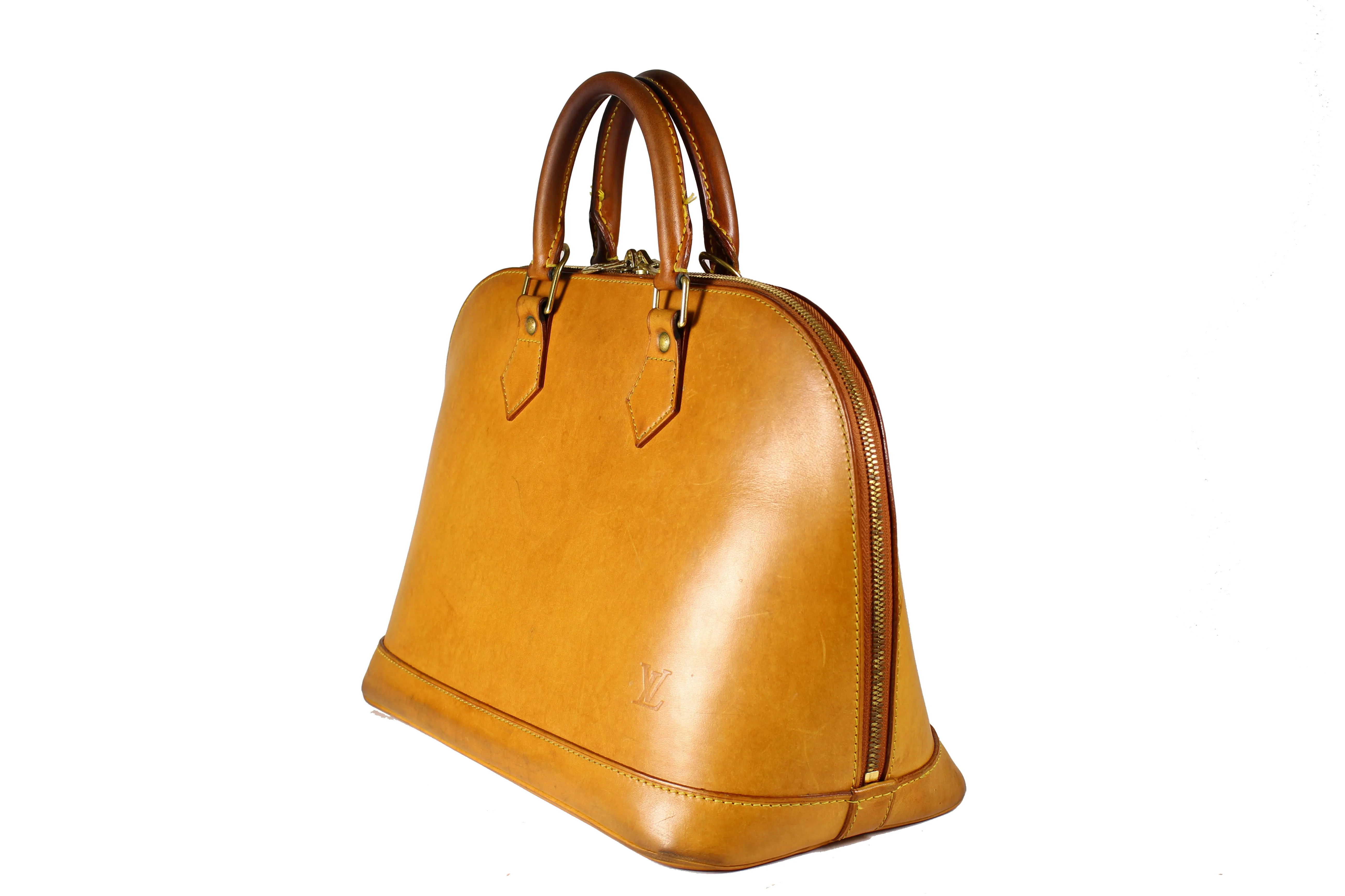 LOUIS VUITTON Alma limited edition vachetta leather