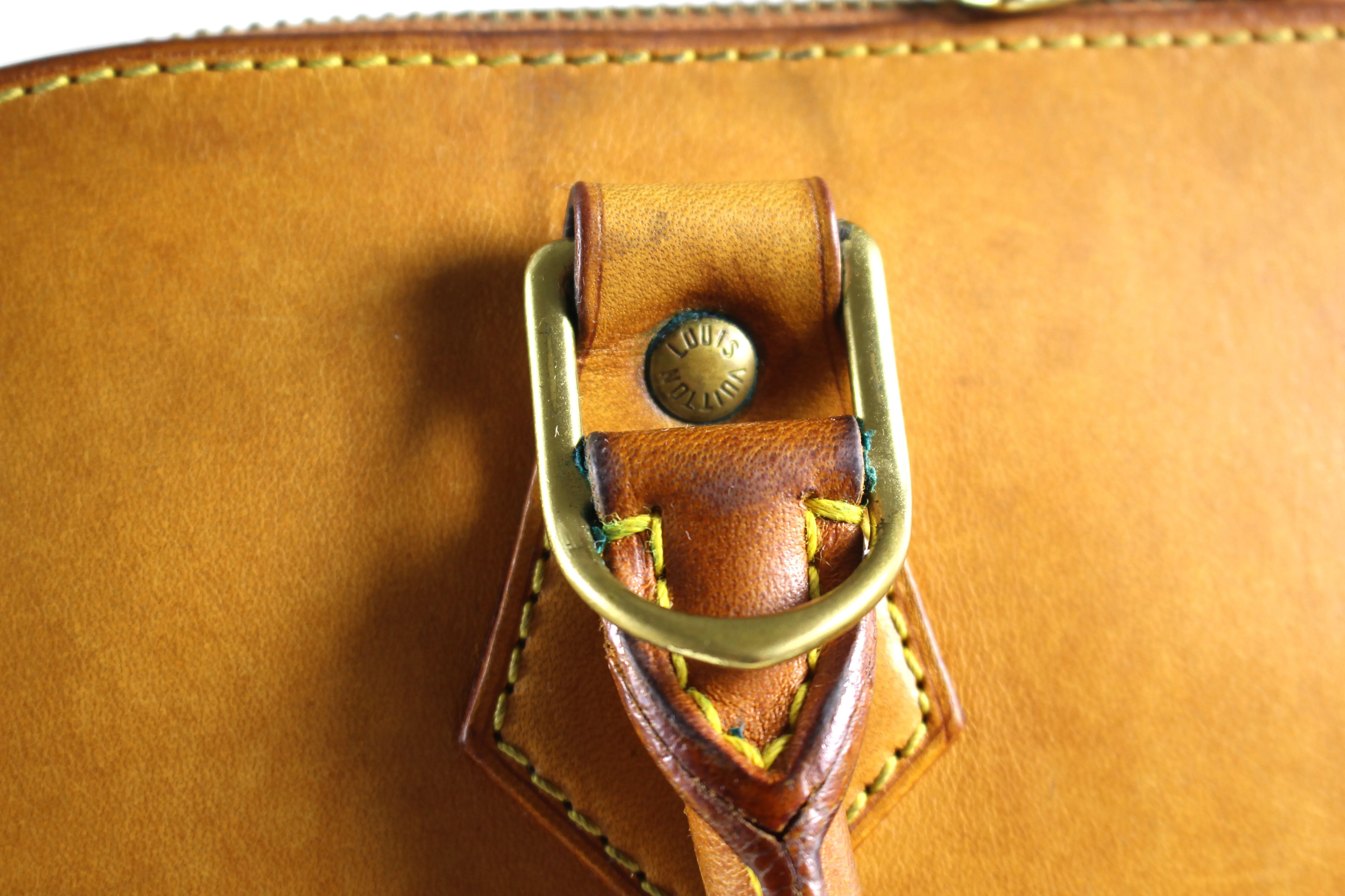 LOUIS VUITTON Alma limited edition vachetta leather