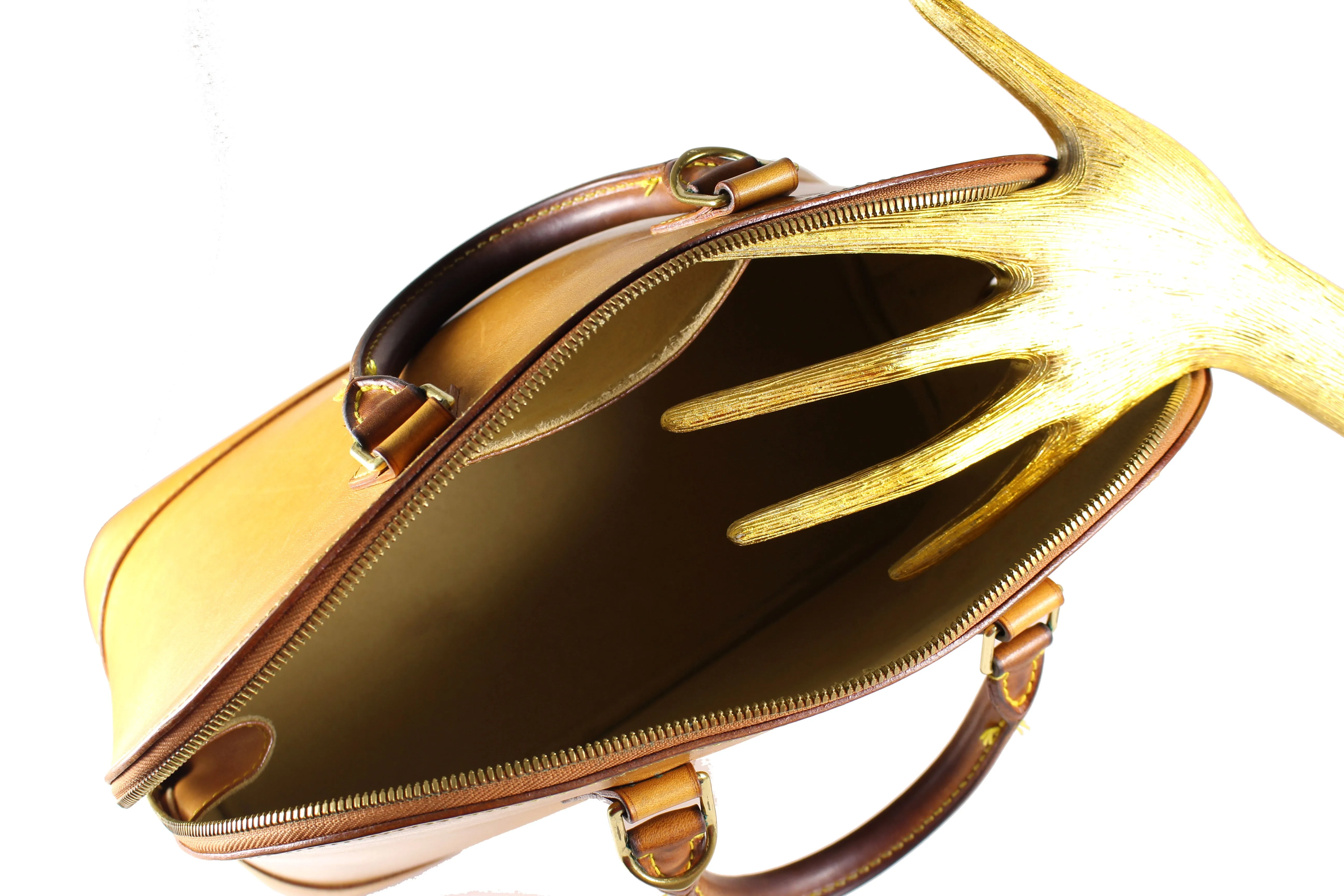 LOUIS VUITTON Alma limited edition vachetta leather