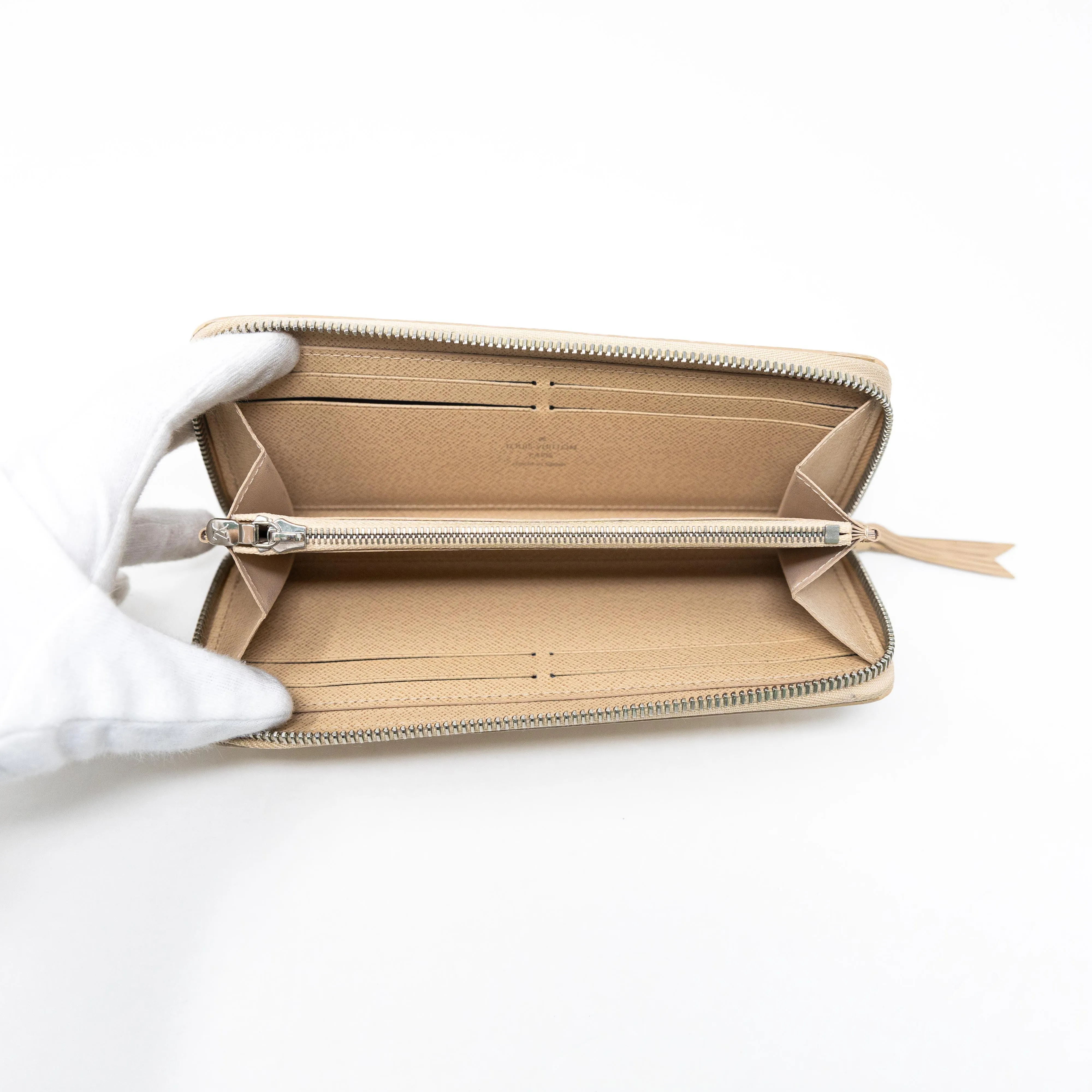 Louis Vuitton Beige Clemence Wallet