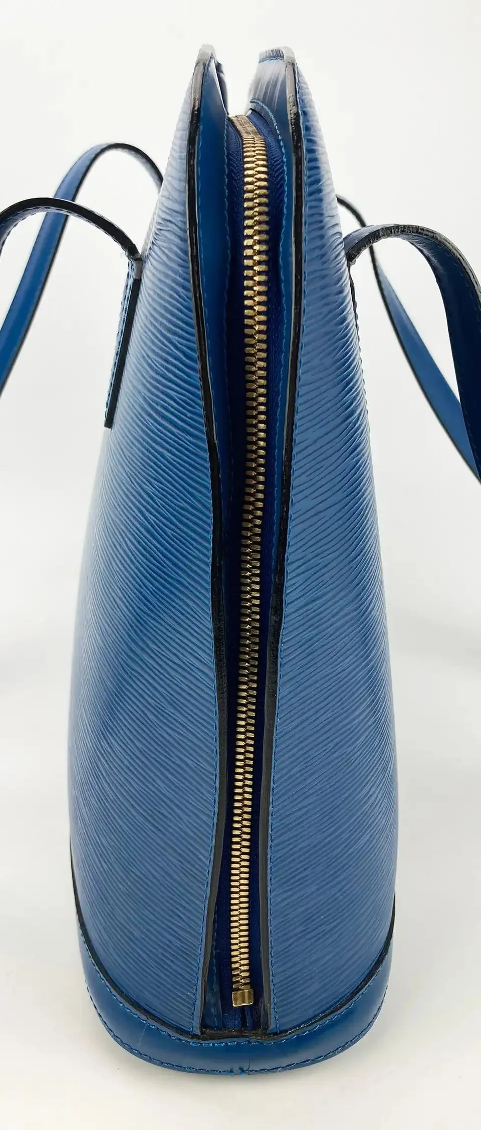 Louis Vuitton Blue Epi Lussac Tote Pochette Wallet and Jewelry Pouch