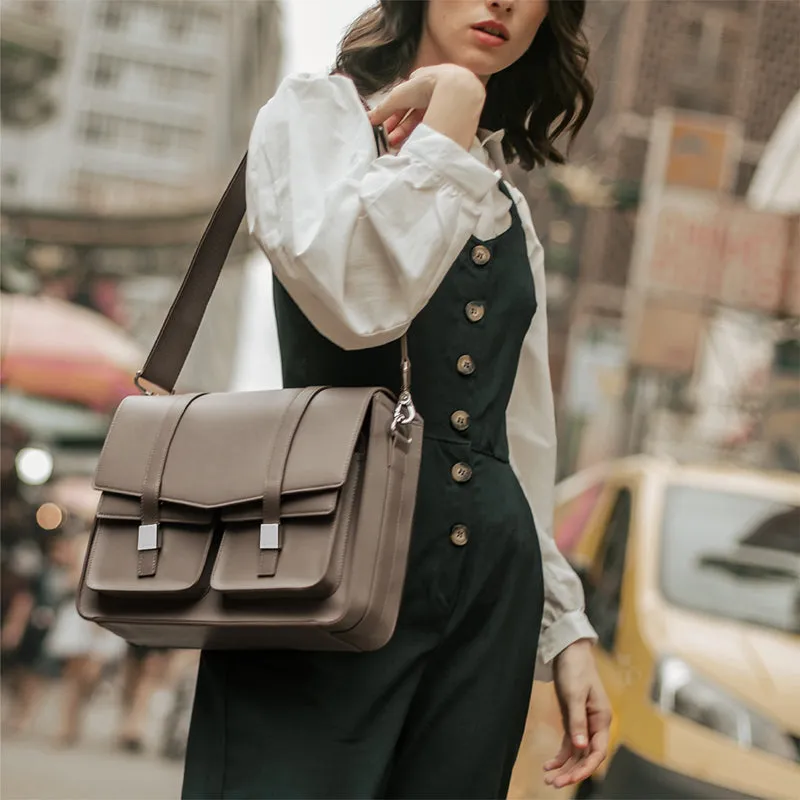 Mason L Messenger Bag - Mocha