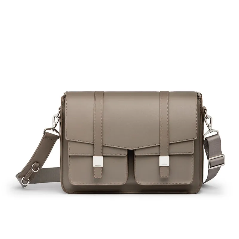 Mason L Messenger Bag - Mocha