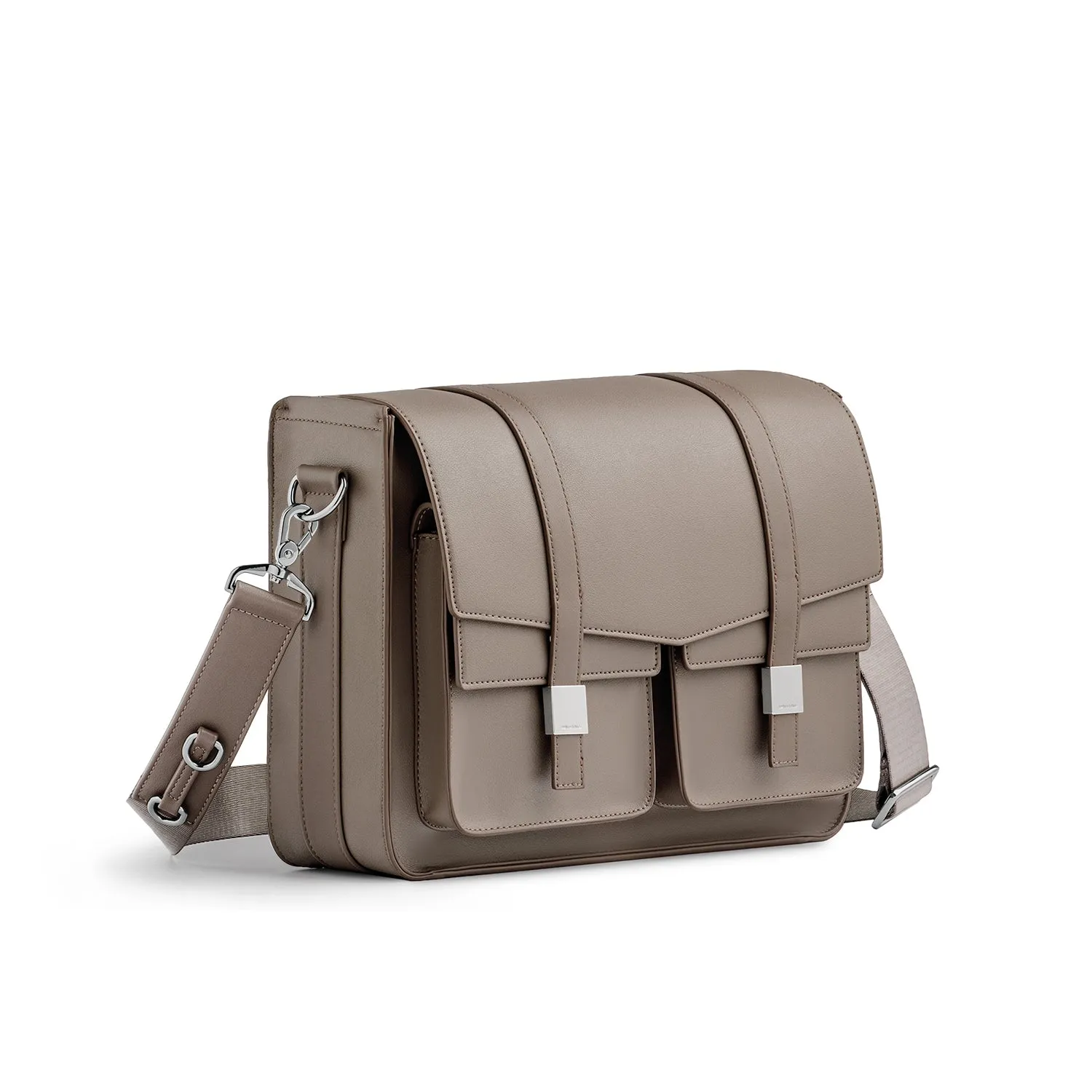 Mason L Messenger Bag - Mocha