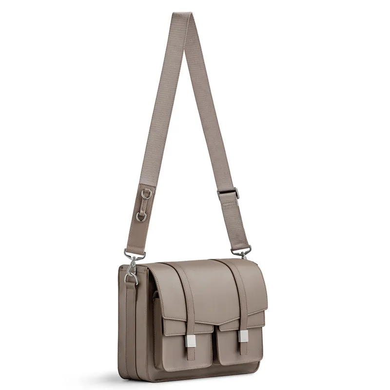 Mason L Messenger Bag - Mocha