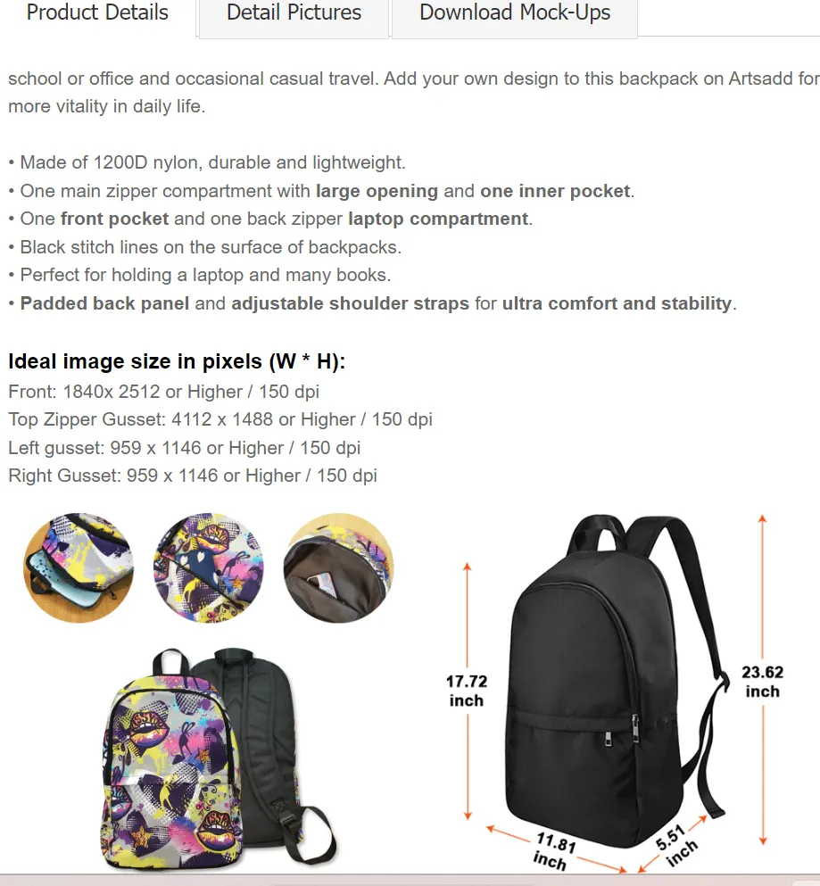 Mental Health Awareness Backpack
