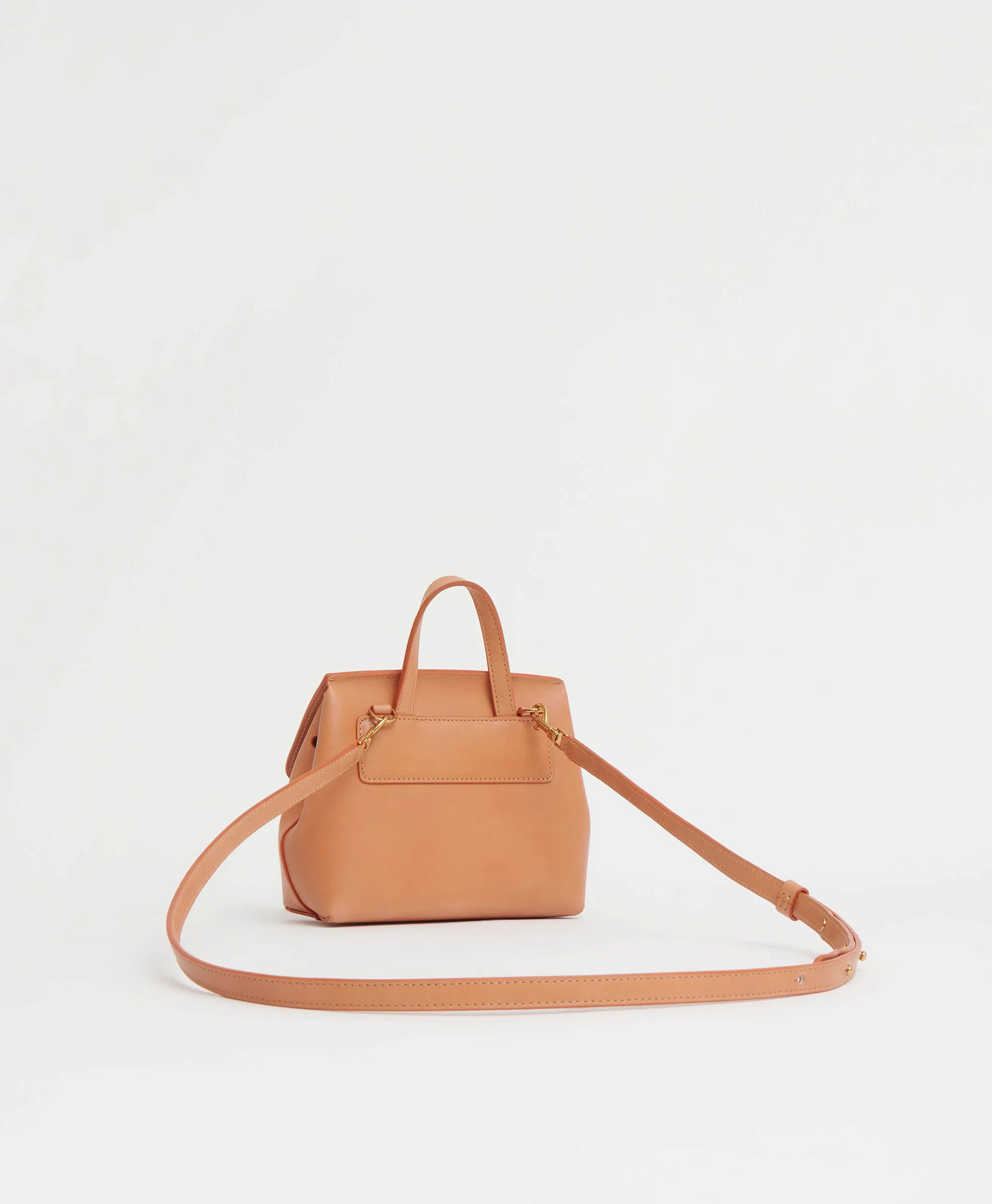 Mini Lady Bag - Cammello/Rosa