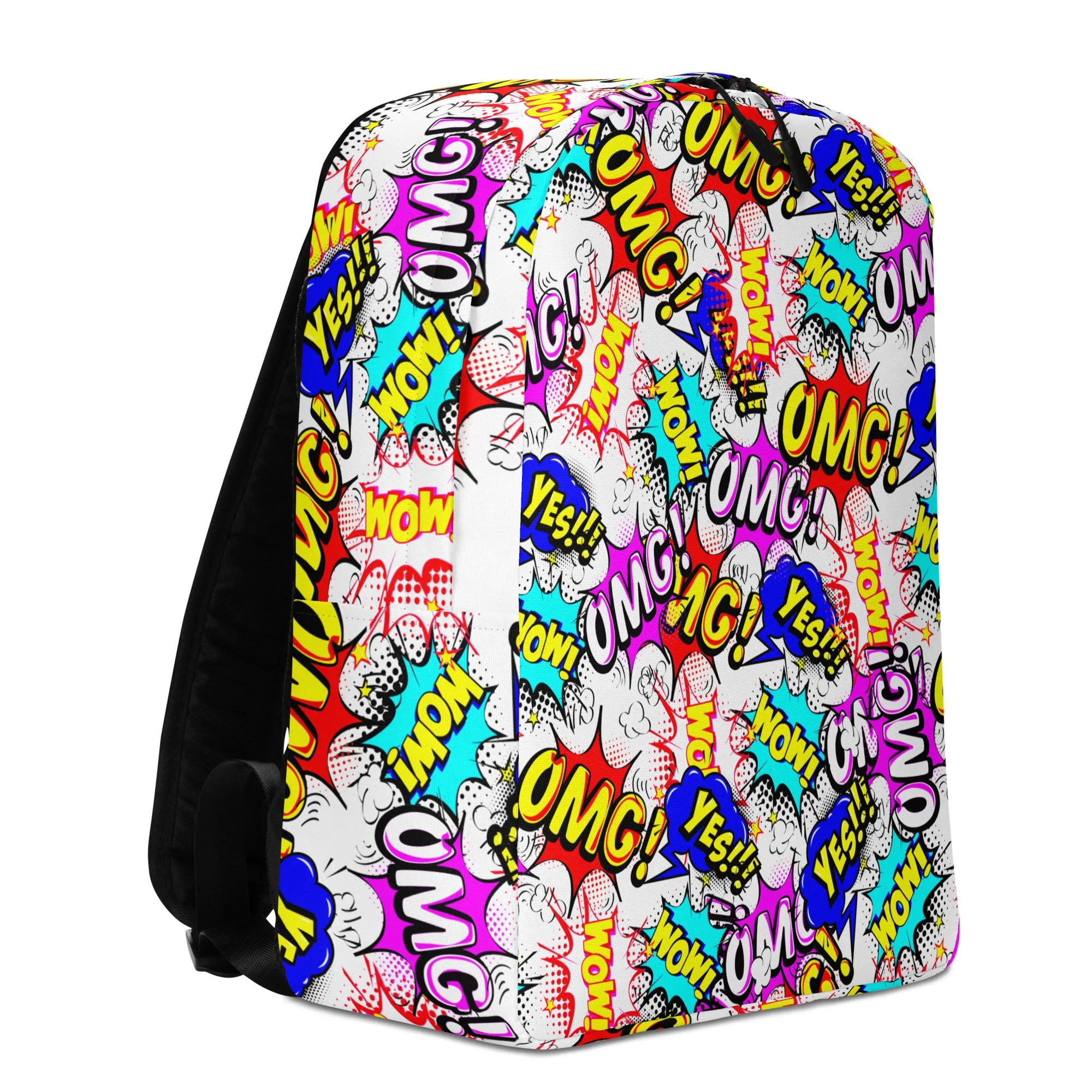 Minimalist Backpack Comic Book OMG
