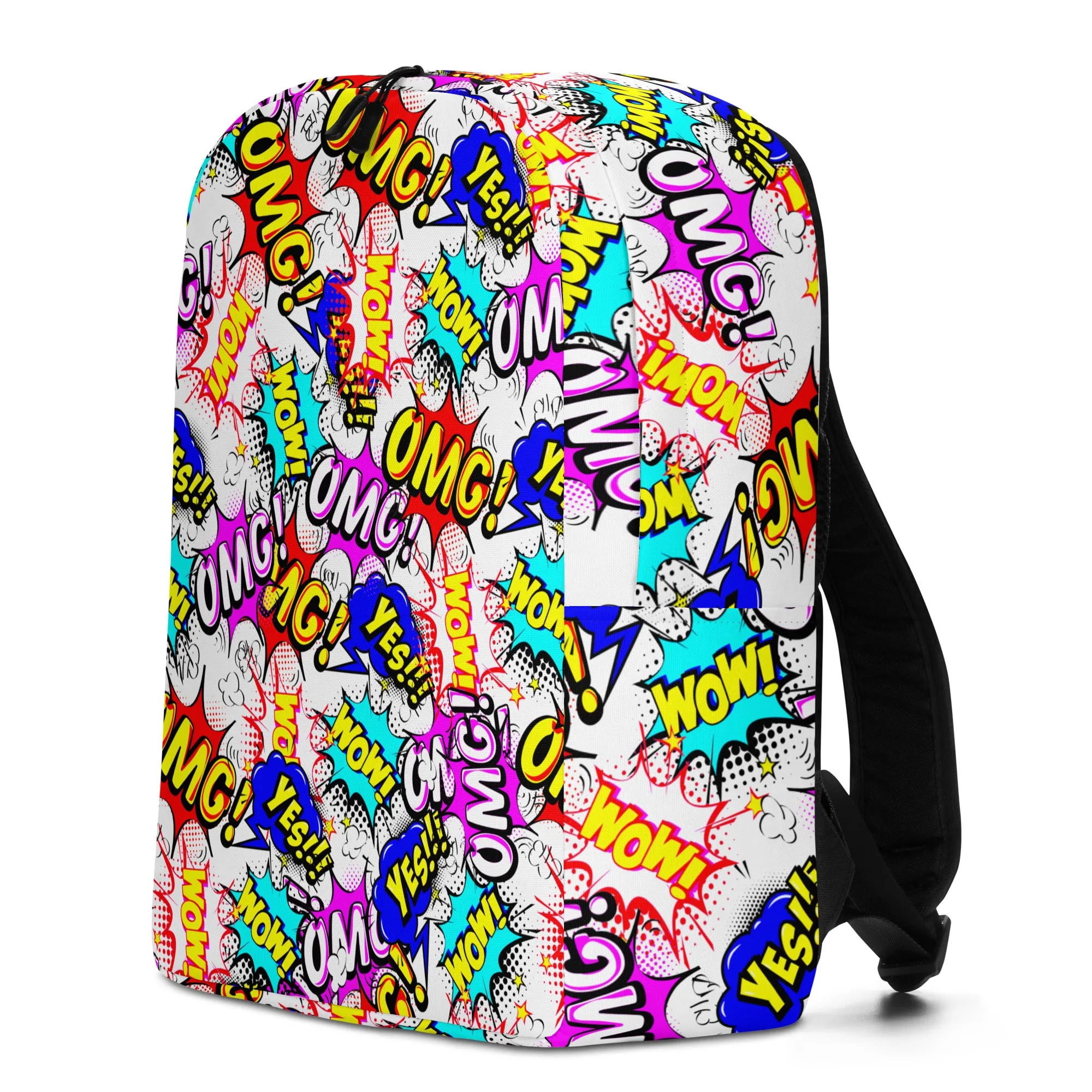 Minimalist Backpack Comic Book OMG