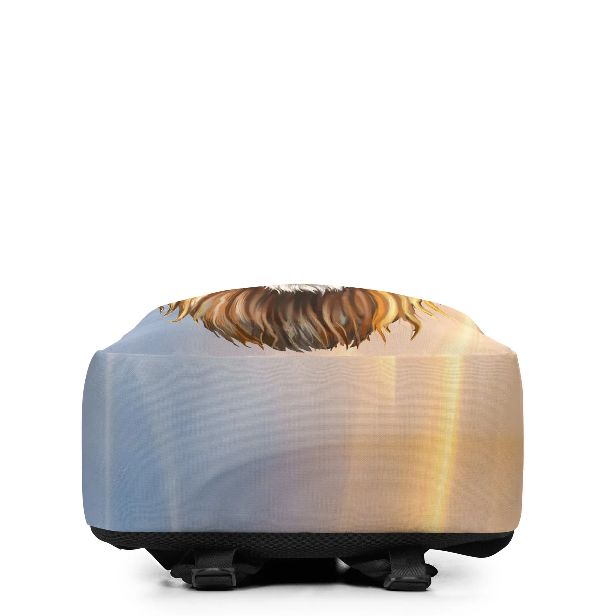 Minimalist Backpack Cool Lion Colorful King of the Jungle