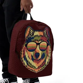 Minimalist Backpack Fox Design