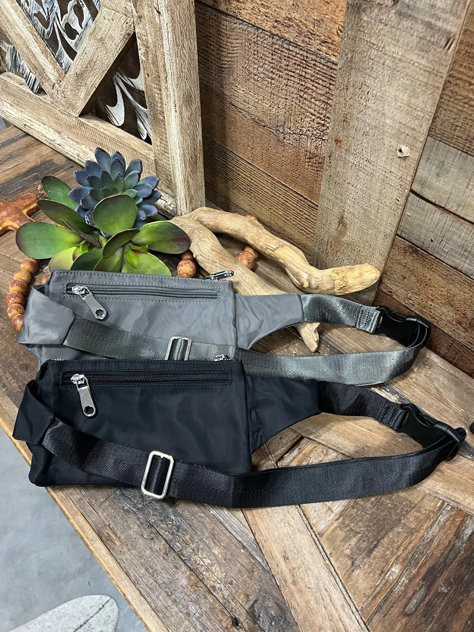 Multi Pocket Nylon Fanny Pack