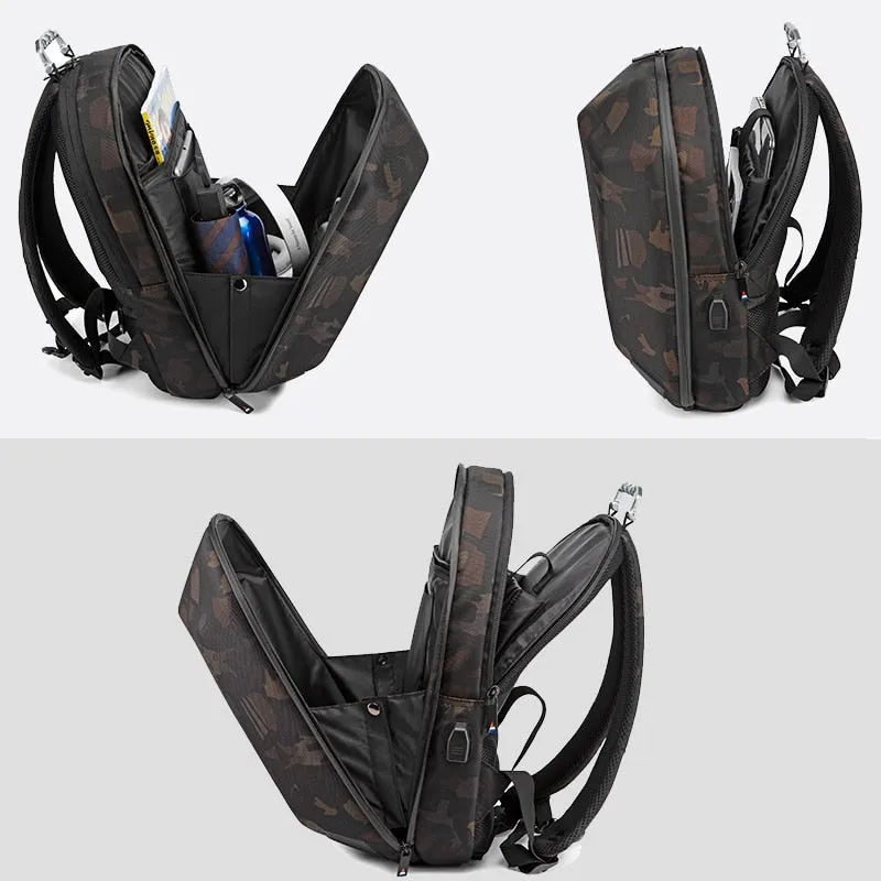 Multifunction backpack for male travel USB Bluetooth backpack