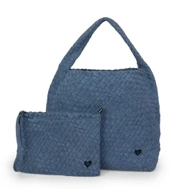 NEW: Langford Woven Hobo Tote - Denim