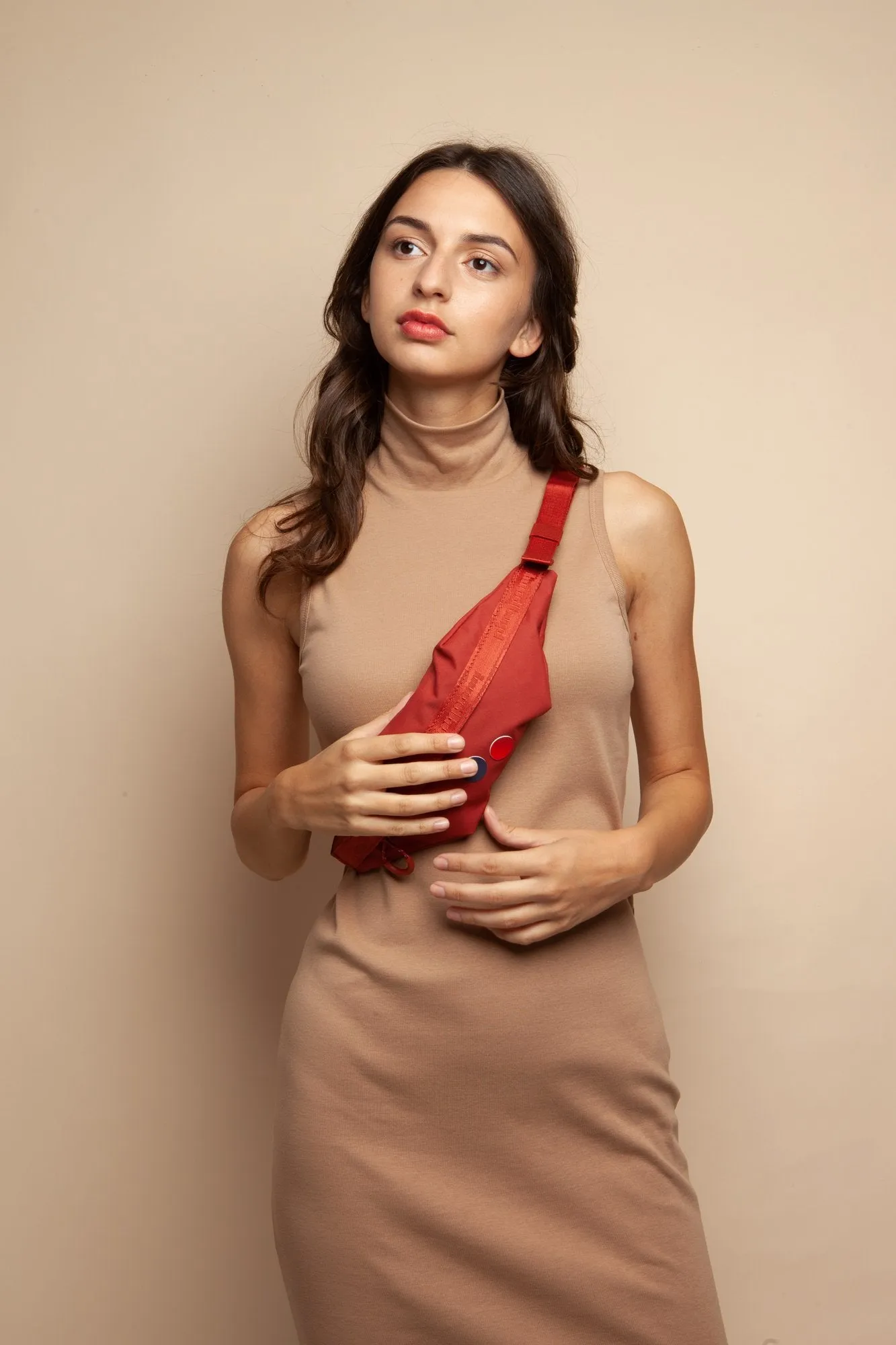 nik bum bag blur red