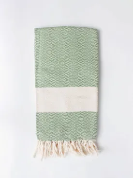 Nordic Hammam Towel, Olive