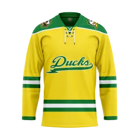 Oregon Yellow Authentic Sublimated With Twill Jersey
