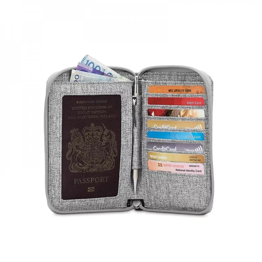 Pacsafe RFIDsafe LX150 Blocking Zippered Passport Wallet
