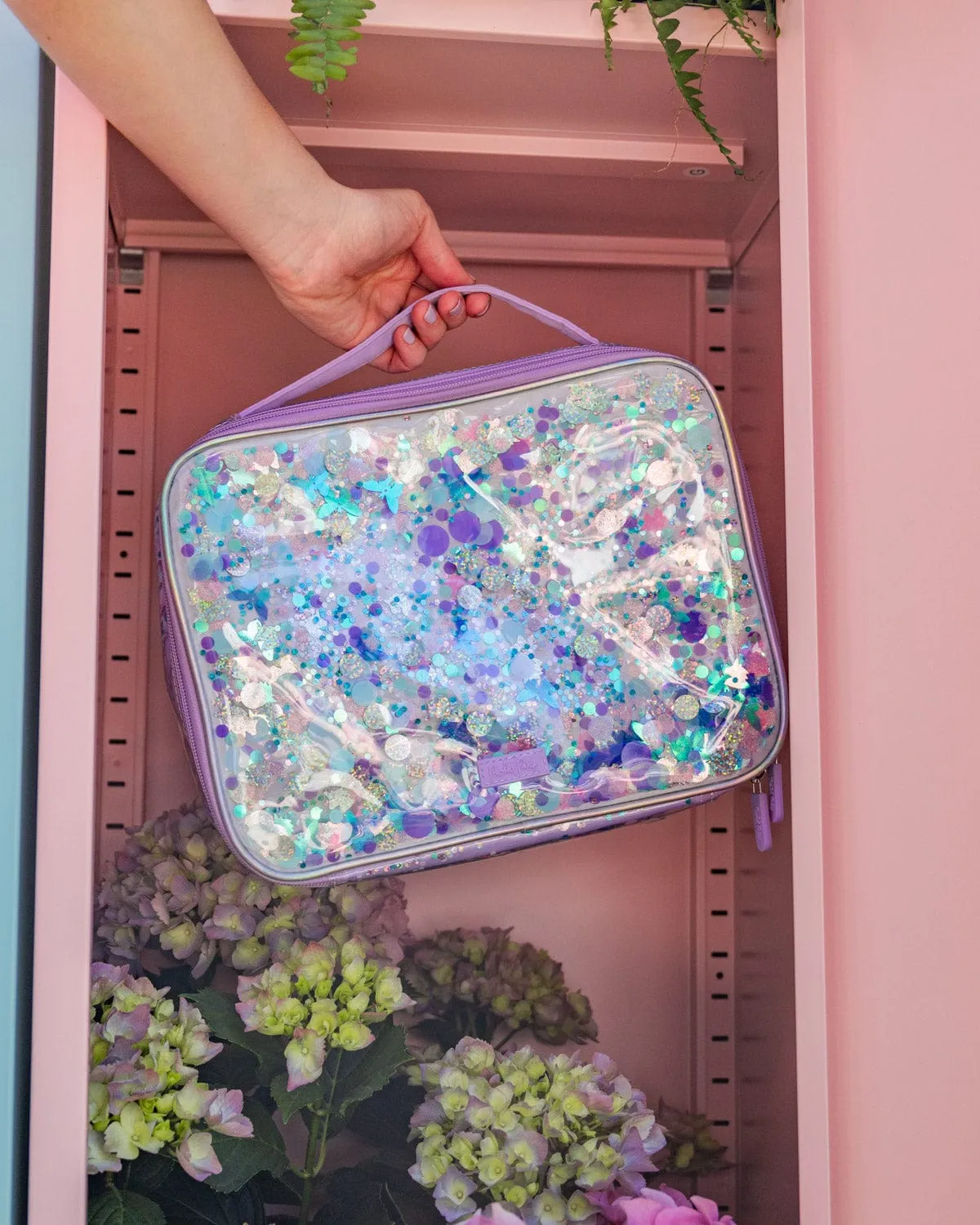 Party Like a Unicorn Confetti Backpack & Lunch Box Bundle