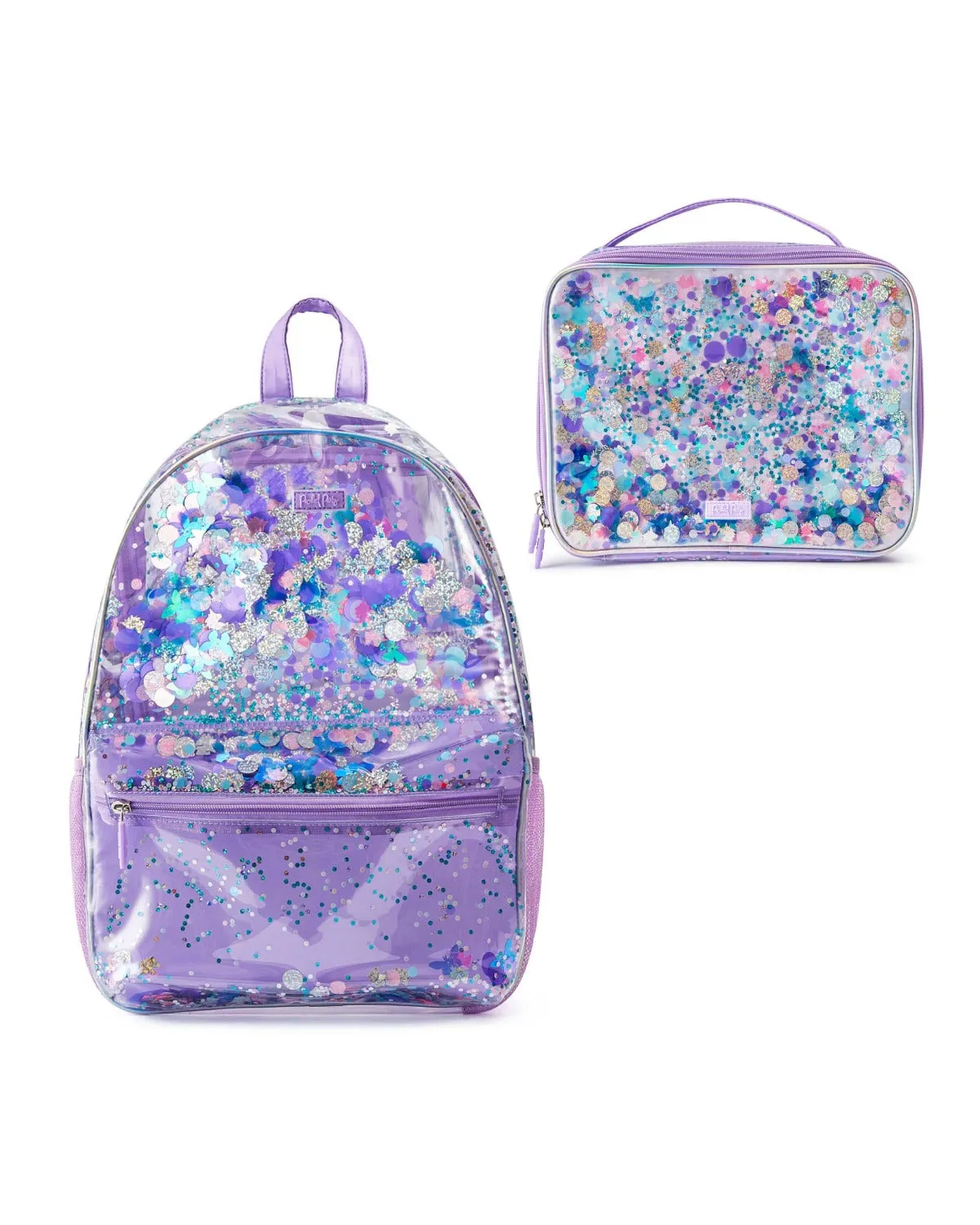 Party Like a Unicorn Confetti Backpack & Lunch Box Bundle