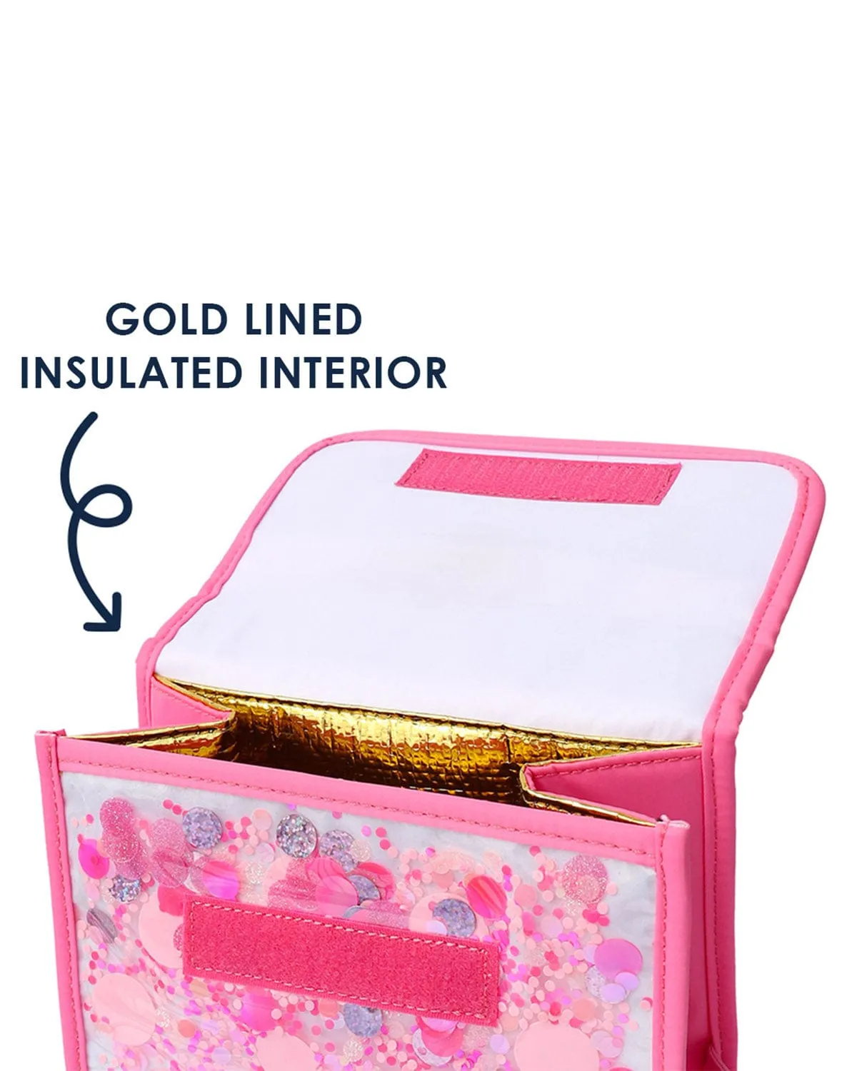 Pink Party Large Backpack & Lunch Box Bundle