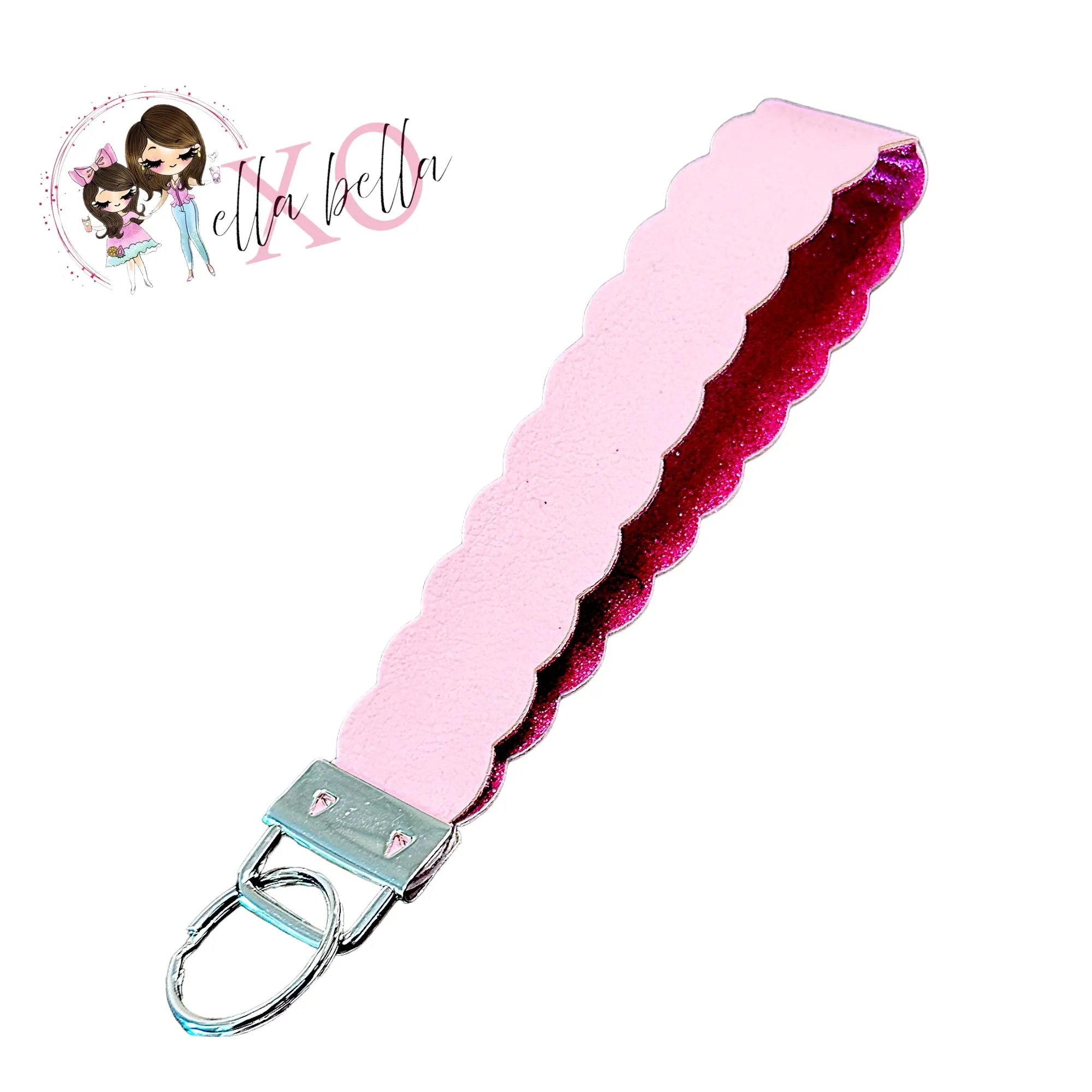 Pink Wristlet/Keychain