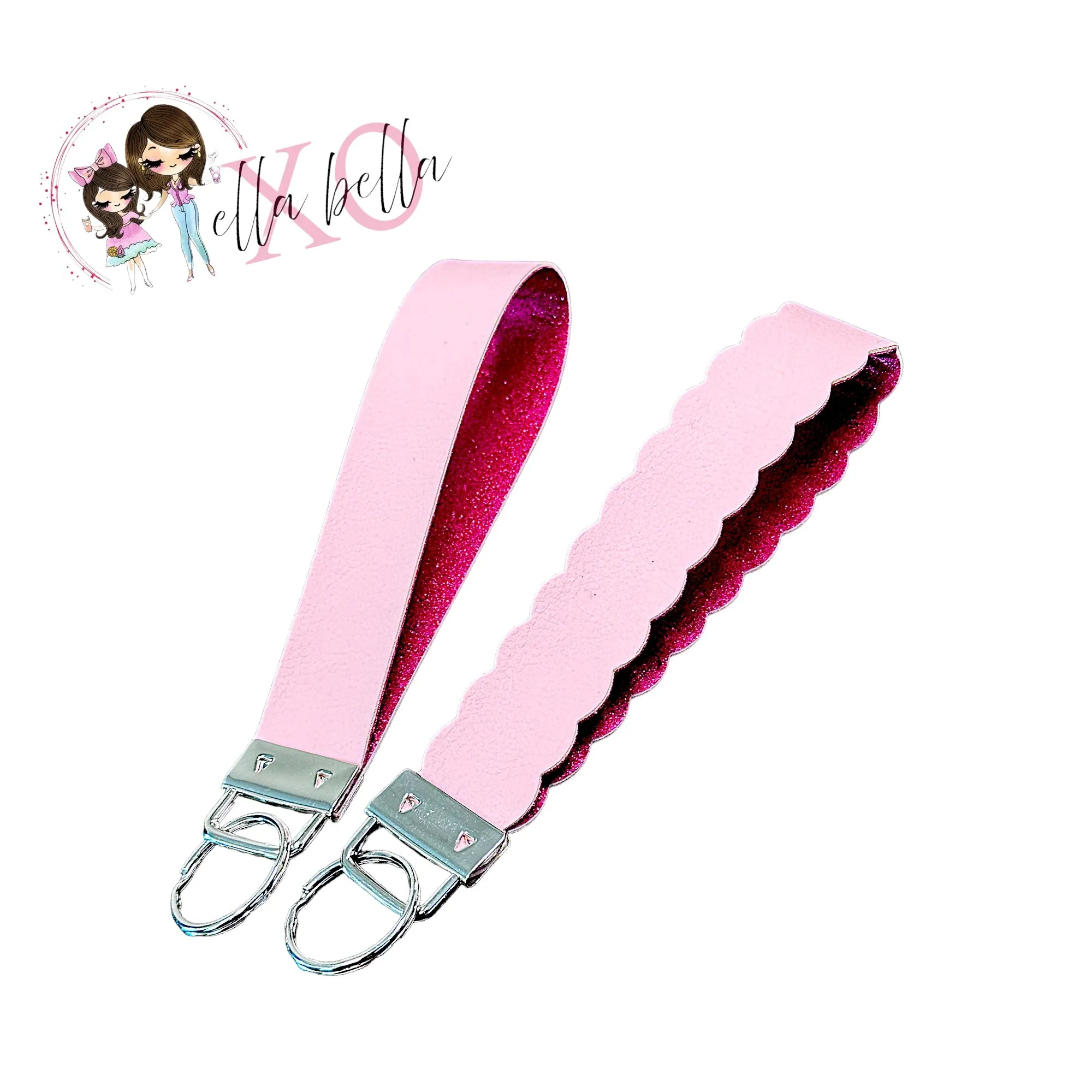 Pink Wristlet/Keychain