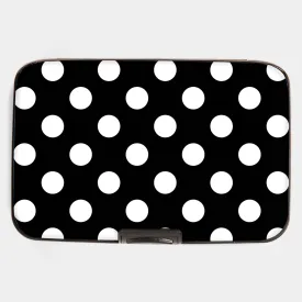 Polka Dot Black/White Armored Wallet