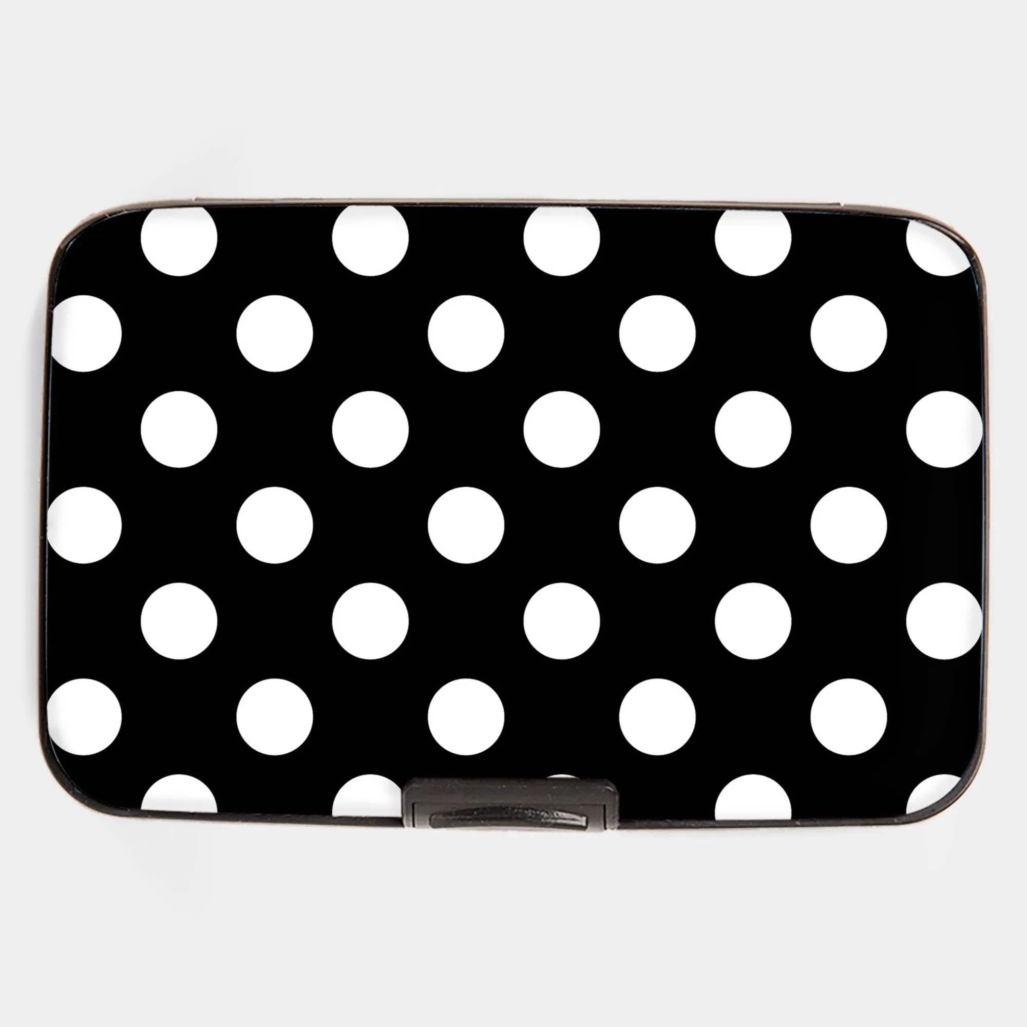 Polka Dot Black/White Armored Wallet