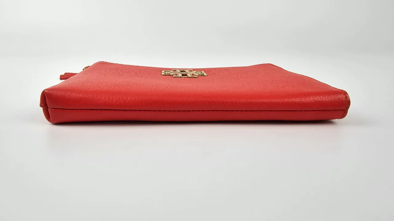 Poppy Red Britten Large Zip Pouch