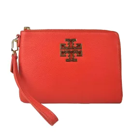 Poppy Red Britten Large Zip Pouch