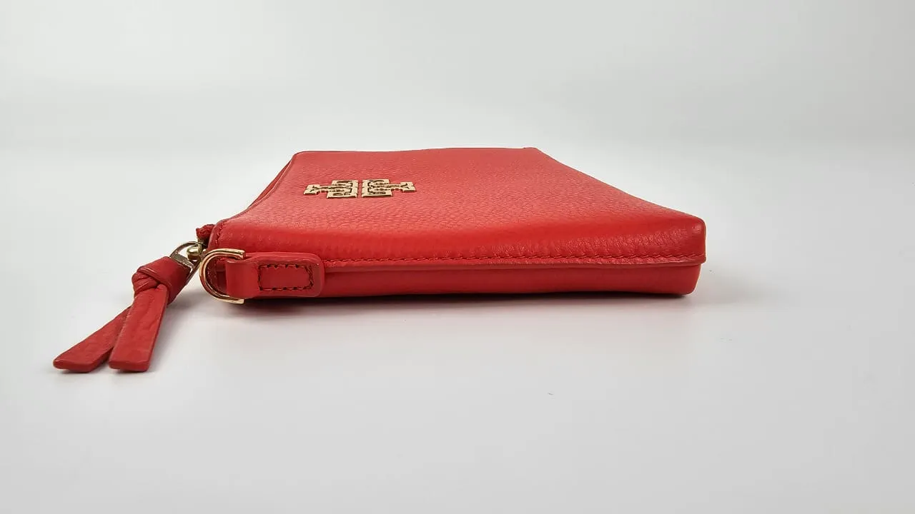Poppy Red Britten Large Zip Pouch