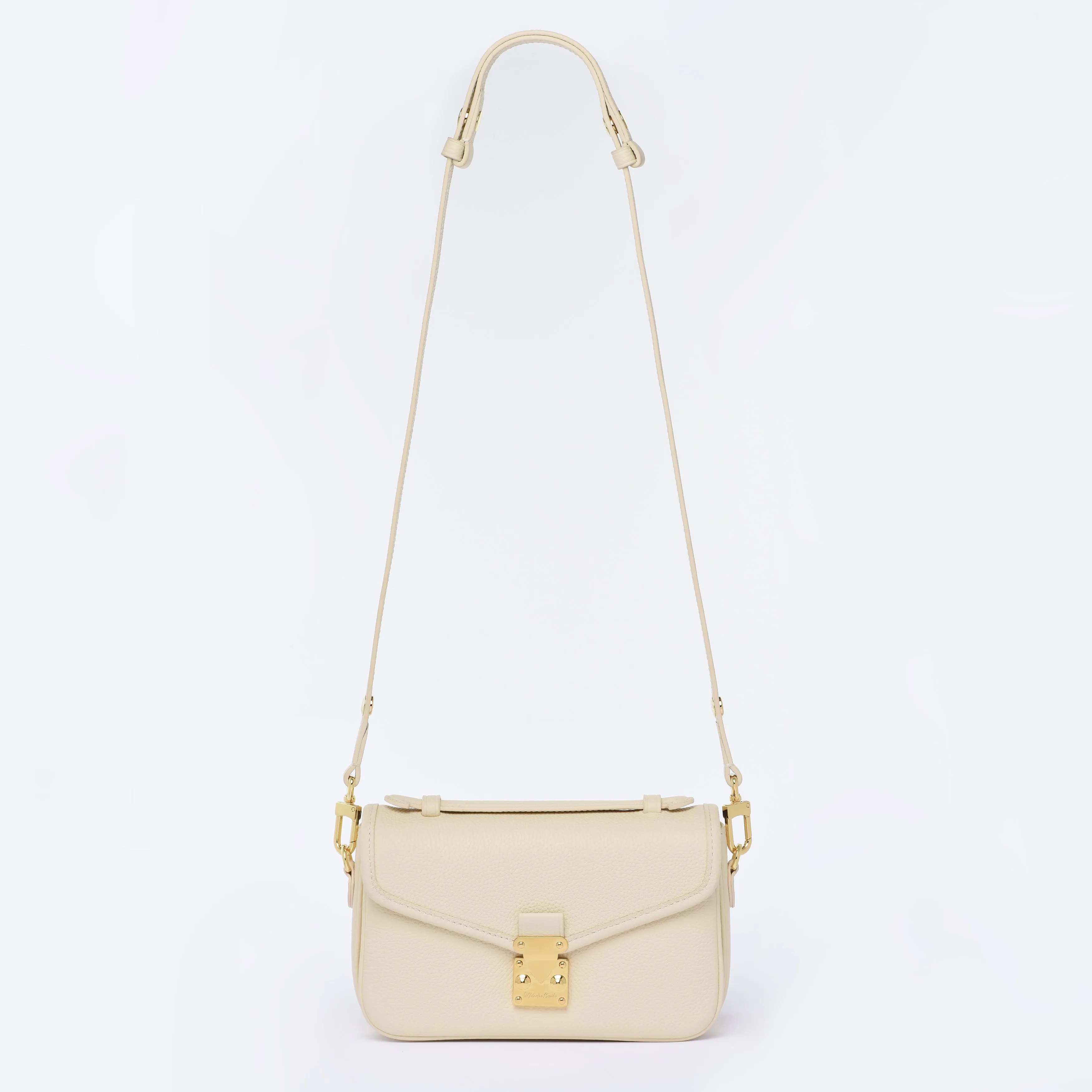 PRE ORDER Buttercream Togo Leather - "Le Petit Paris15" Crossbody bag