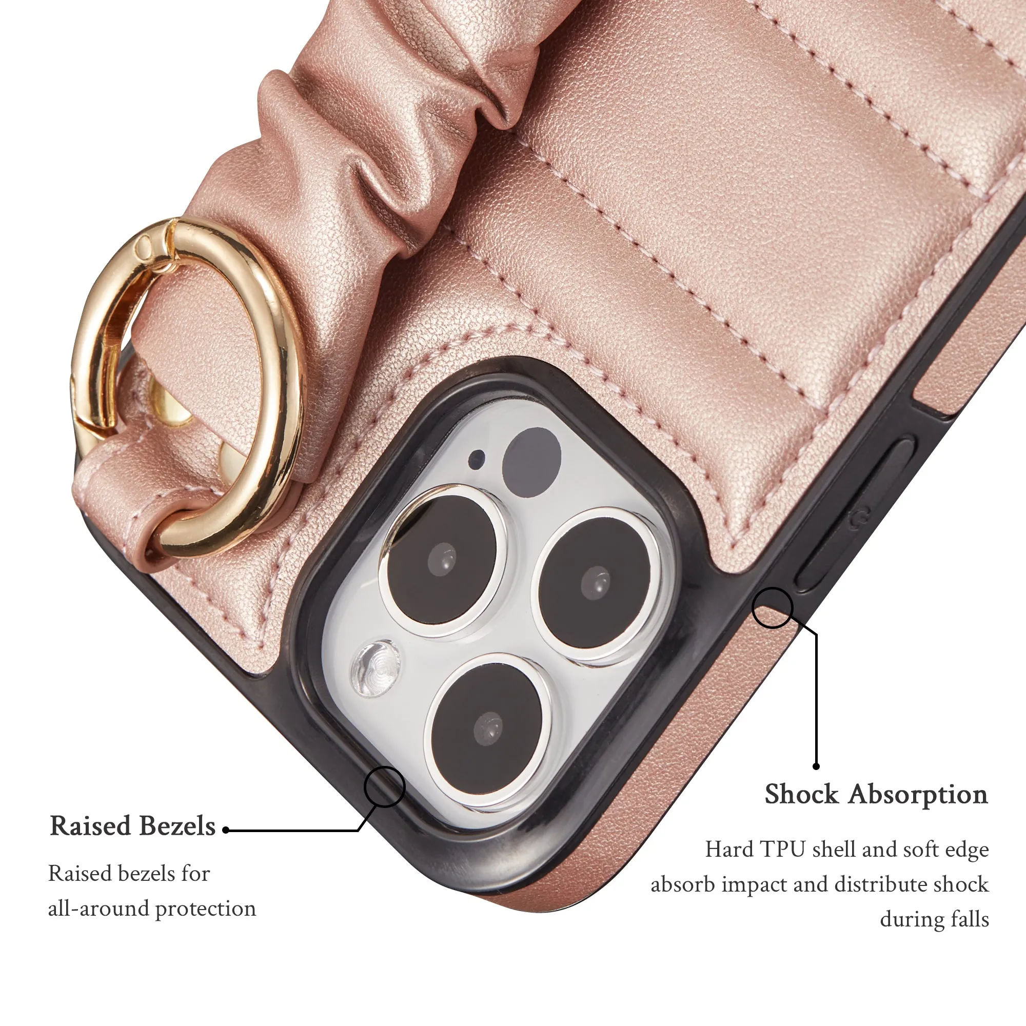 Puffer Wristlet Phone Case
