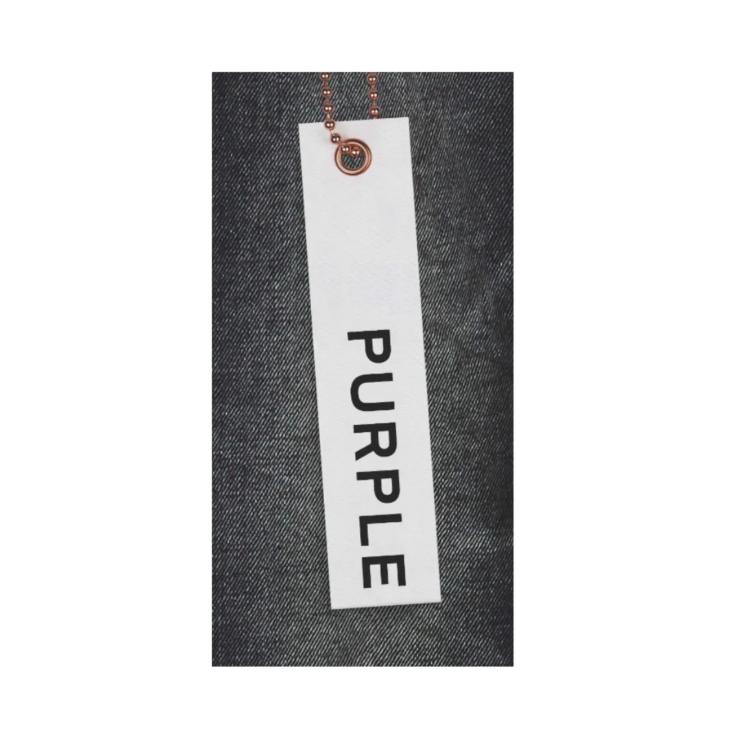 Purple Skinny Highgate Denim - Authentic Black