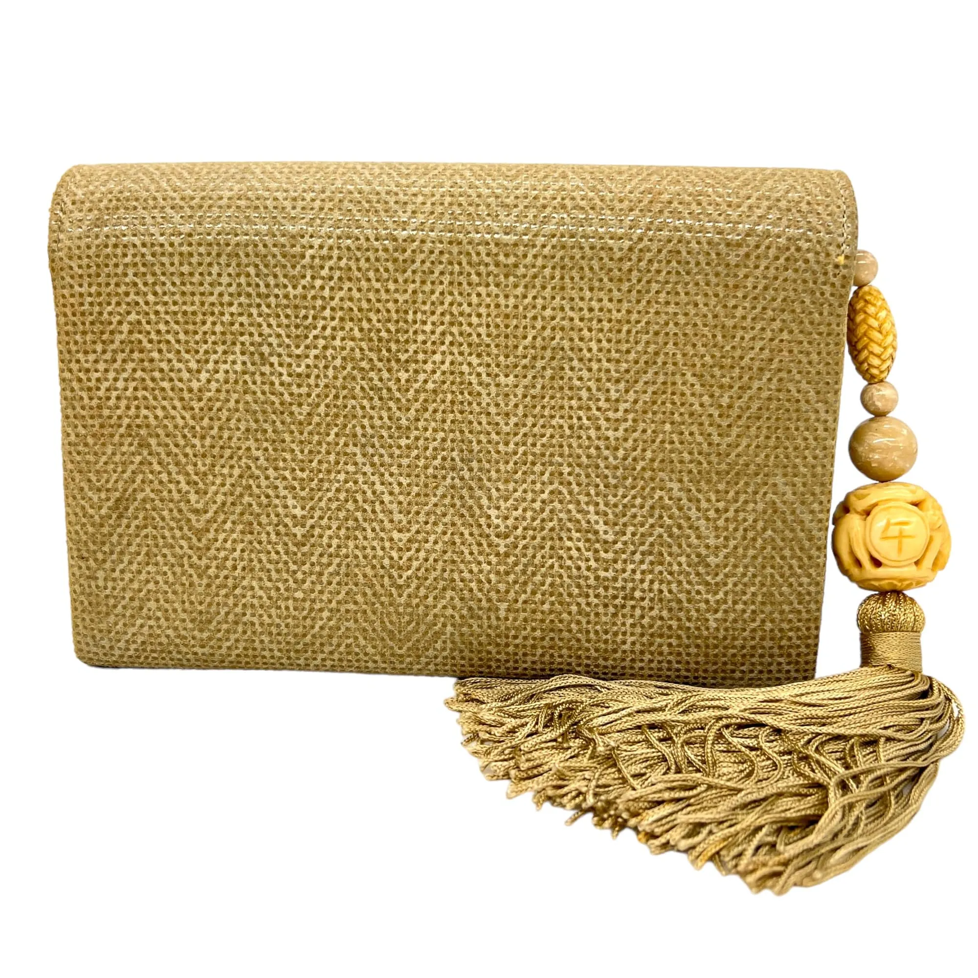 RAFAEL SANCHEZ Asian-Inspired Fish-Embellished Crossbody - Beige