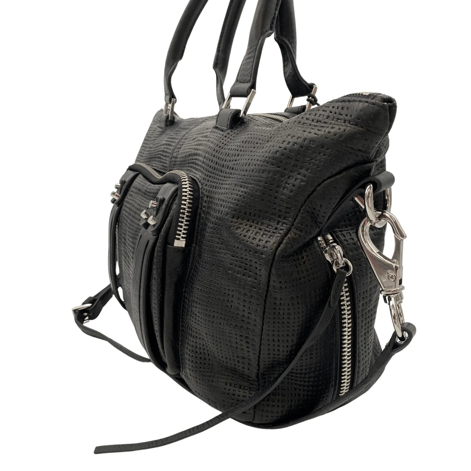 SHE   LO Webbed Satchel- Black New w/Tags
