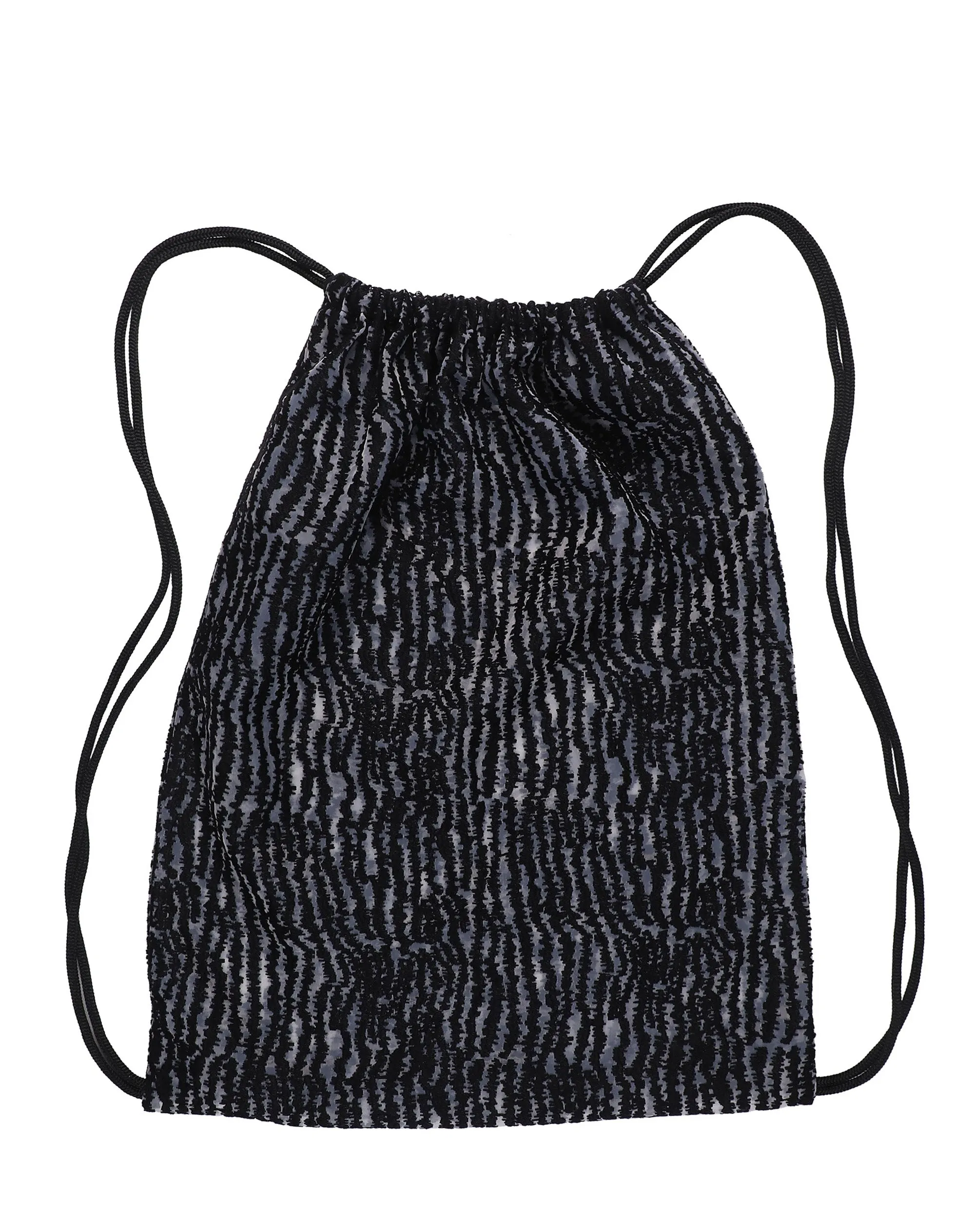 Sheer Textured Pattern Backpack