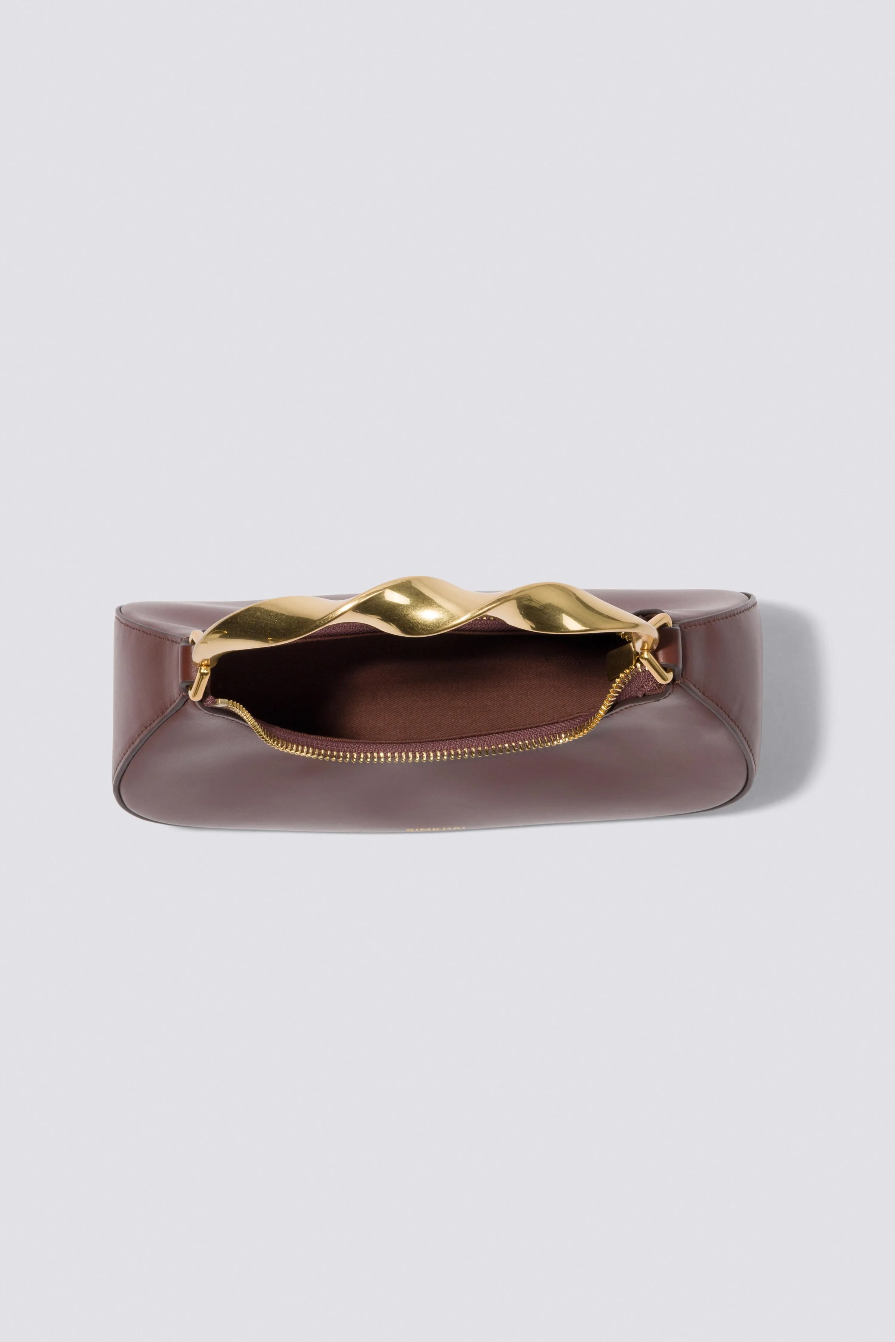 SIMKHAI - Nixi Twist Handle Hobo Bag in Sierra