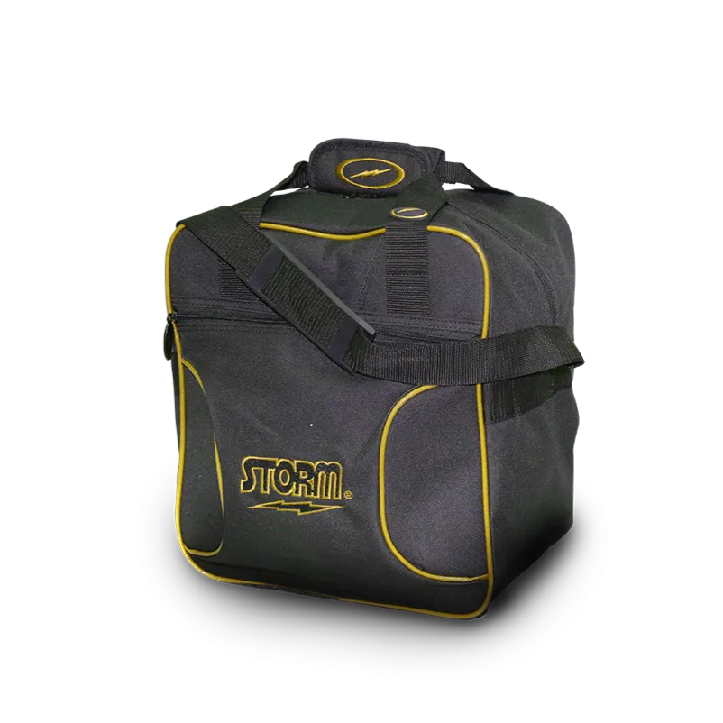 Storm Solo Single Tote Black Gold 1 Ball Bag