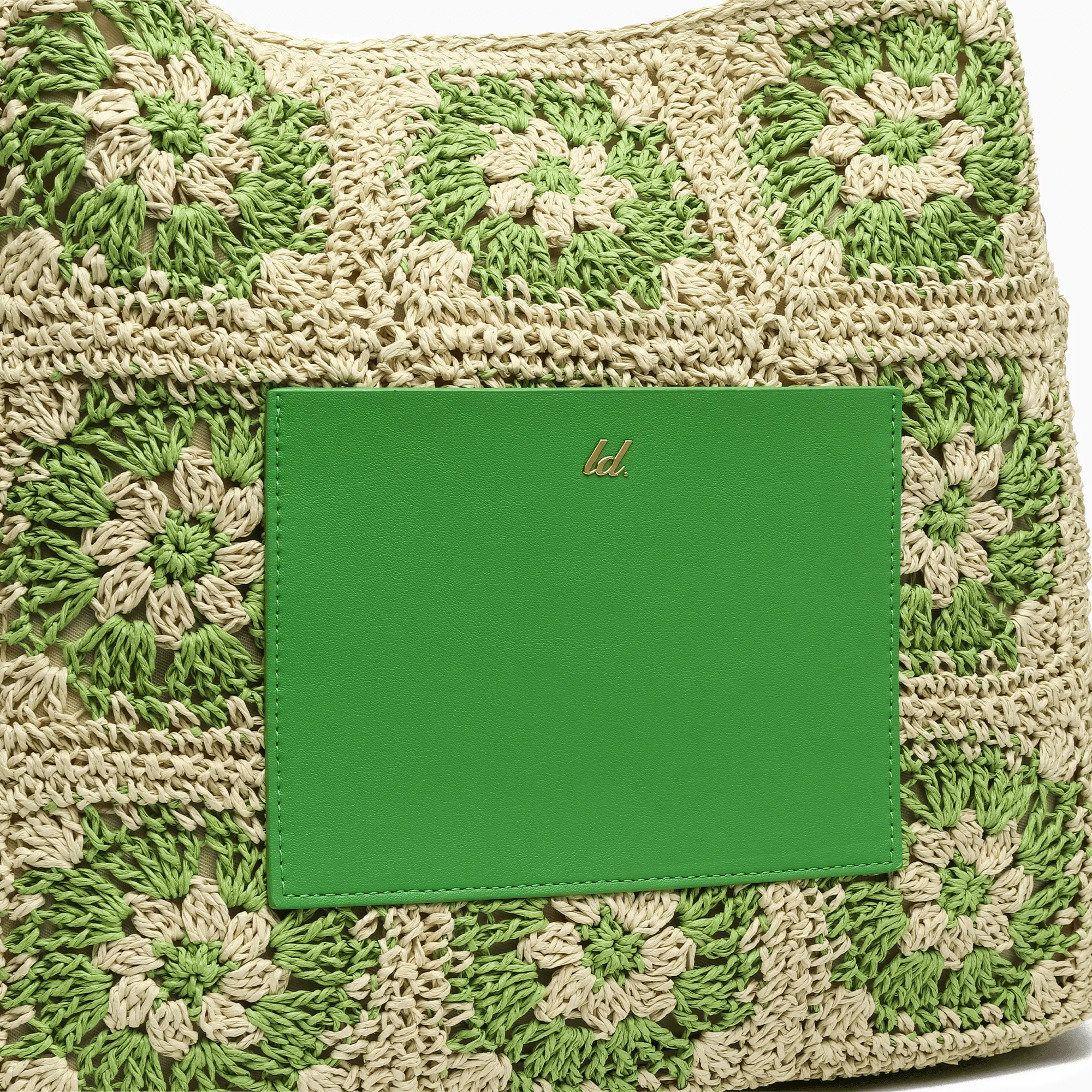Summer Bouquet Straw Tote Bag