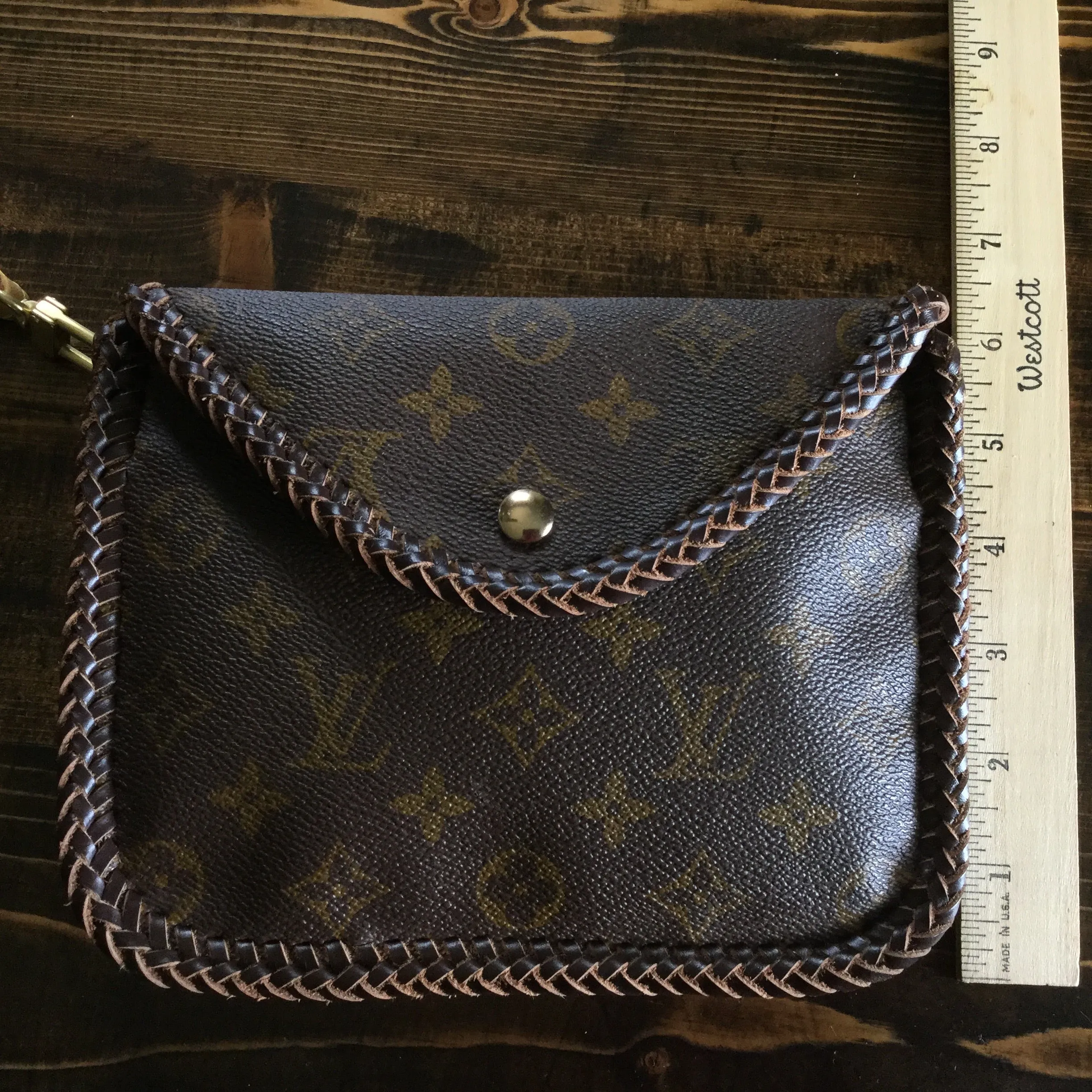 The Falcon - Full Monogram Vintage Wristlet/Crossbody/Clutch